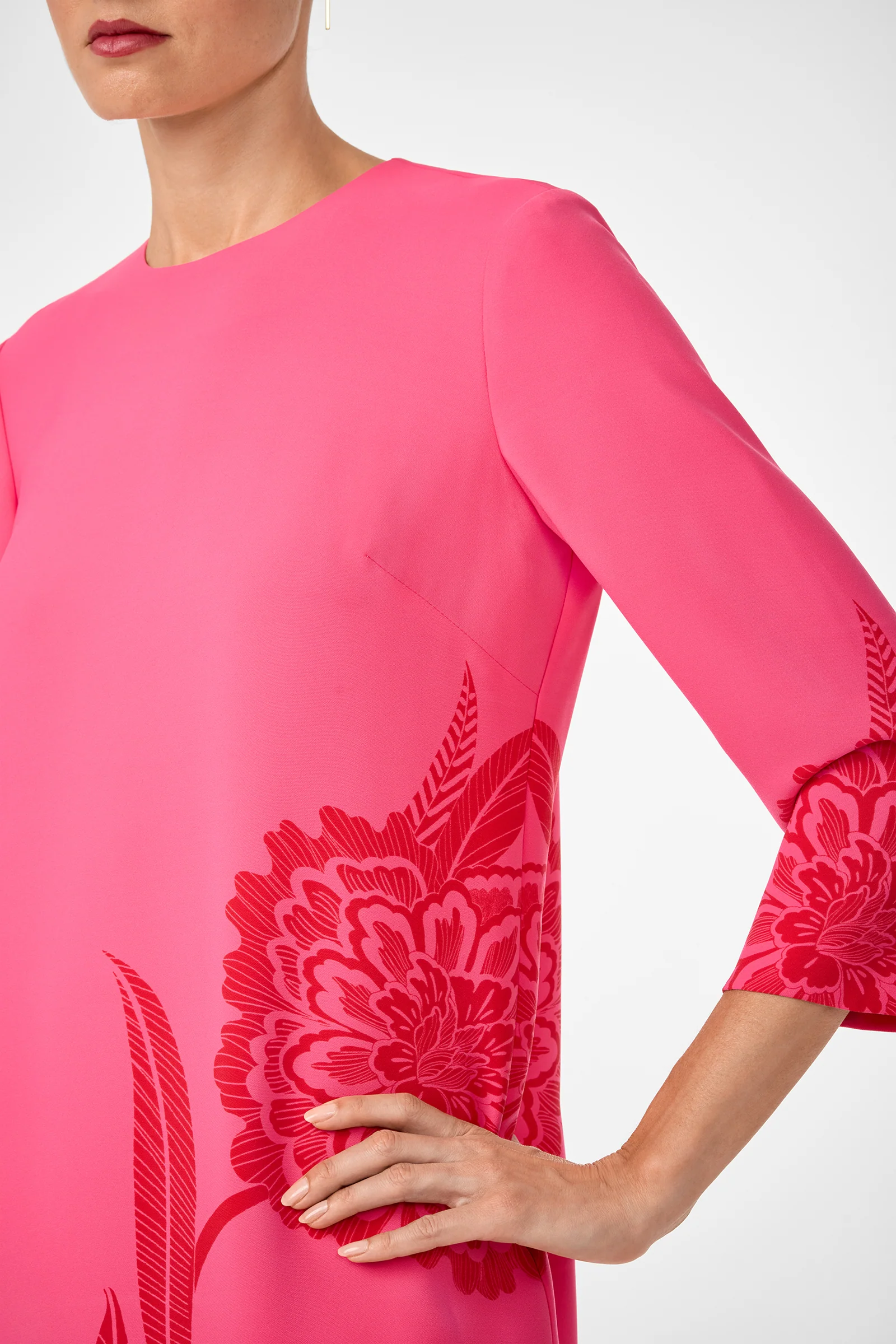 Cointreau 2 3/4 Sleeve Midi Dress - Image 5