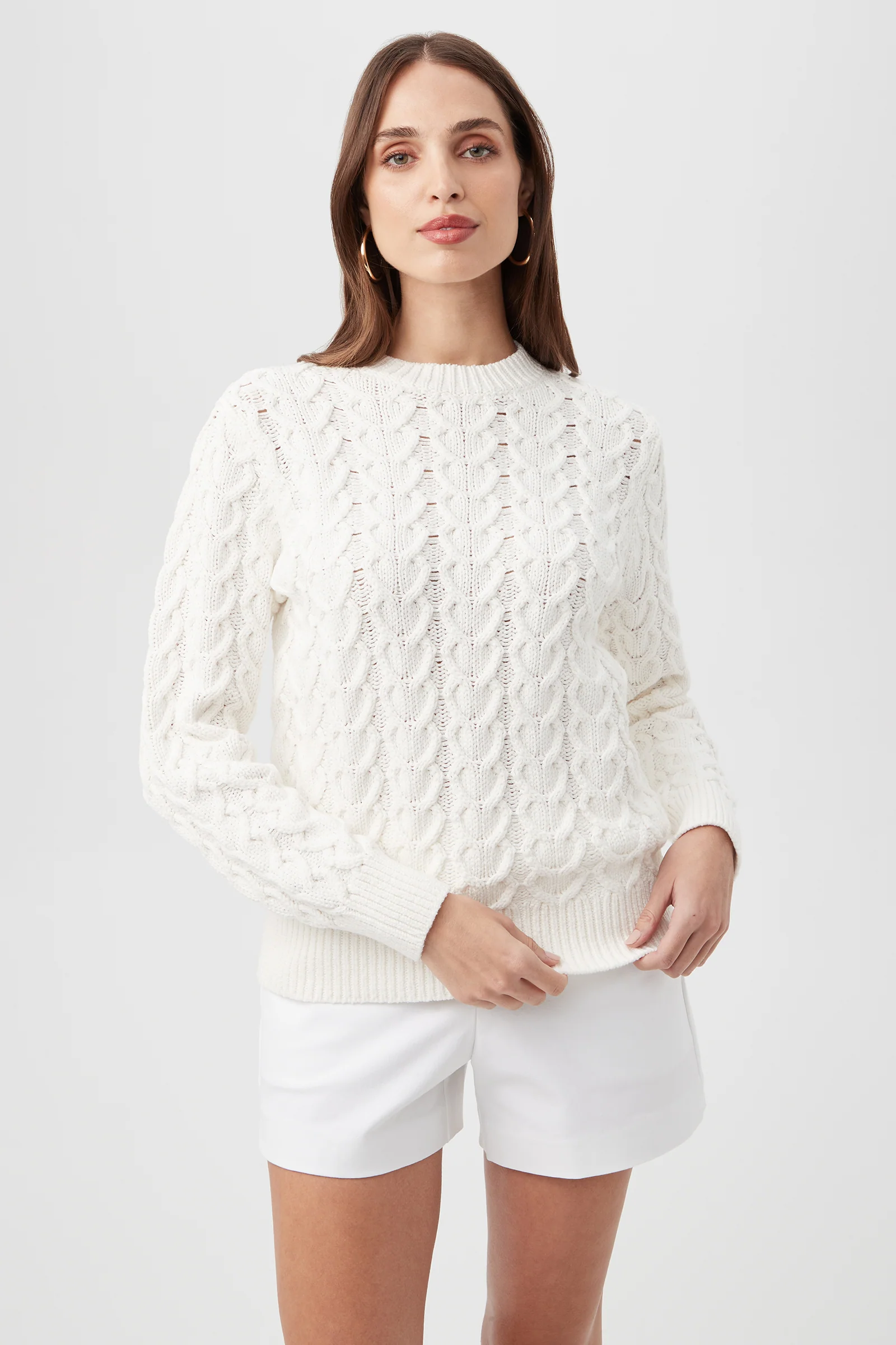 Corazon Heart Knit Crewneck Sweater - Image 5