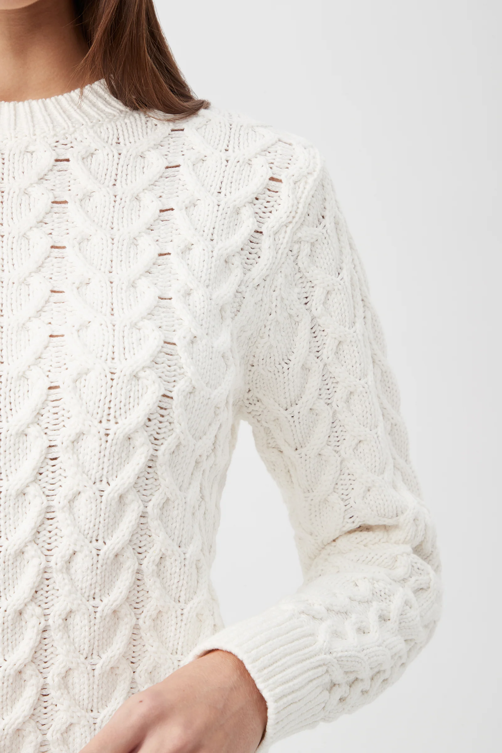 Corazon Heart Knit Crewneck Sweater - Image 8
