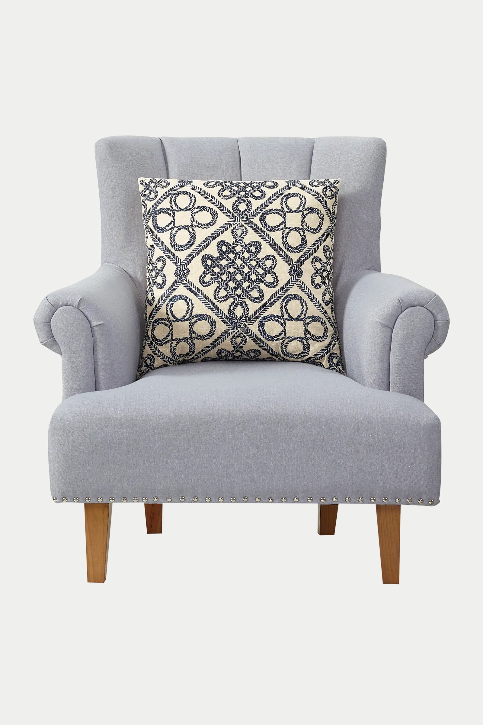 Costa Mesa Embroidered Square Pillow - Image 6