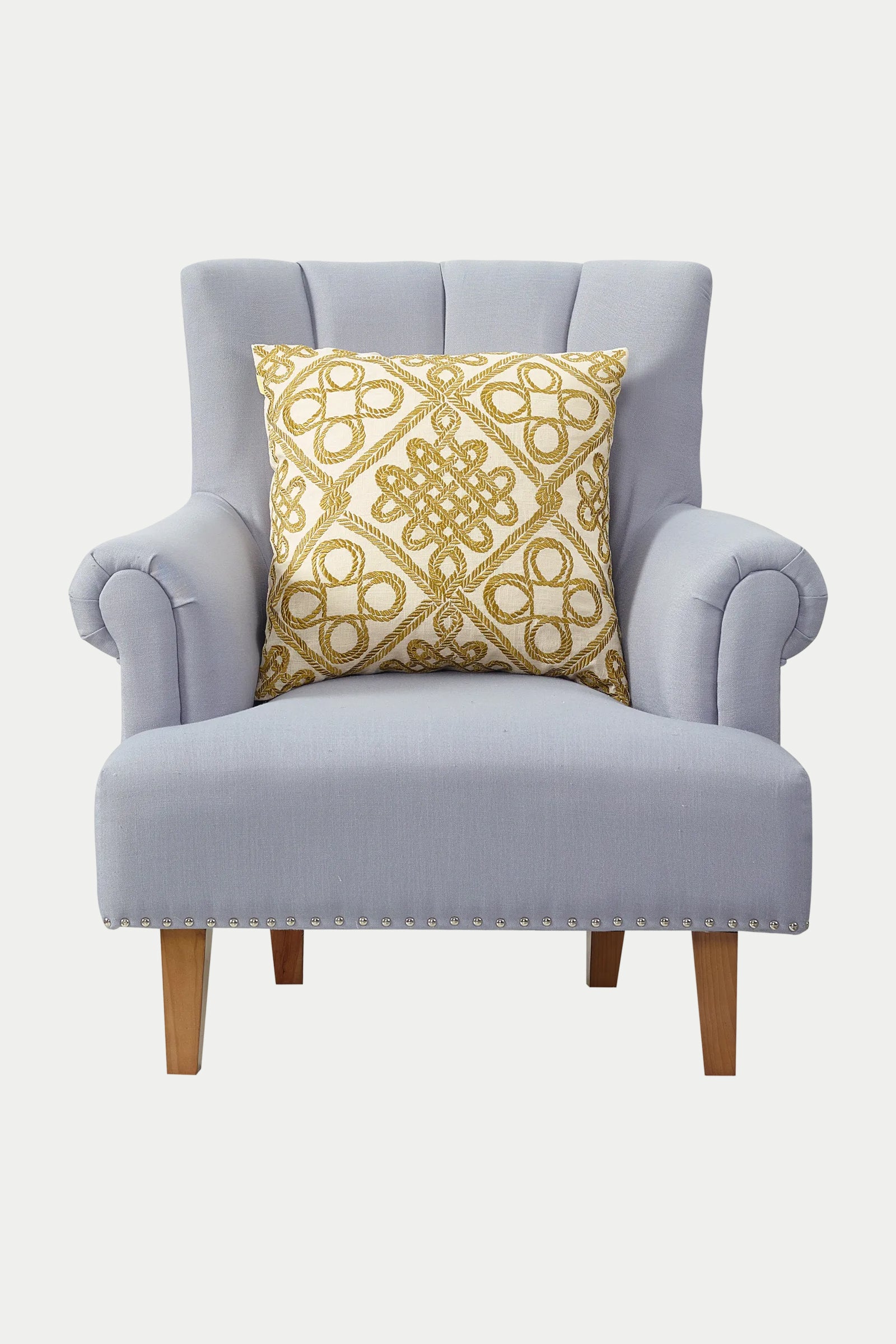 Costa Mesa Embroidered Square Pillow - Image 6