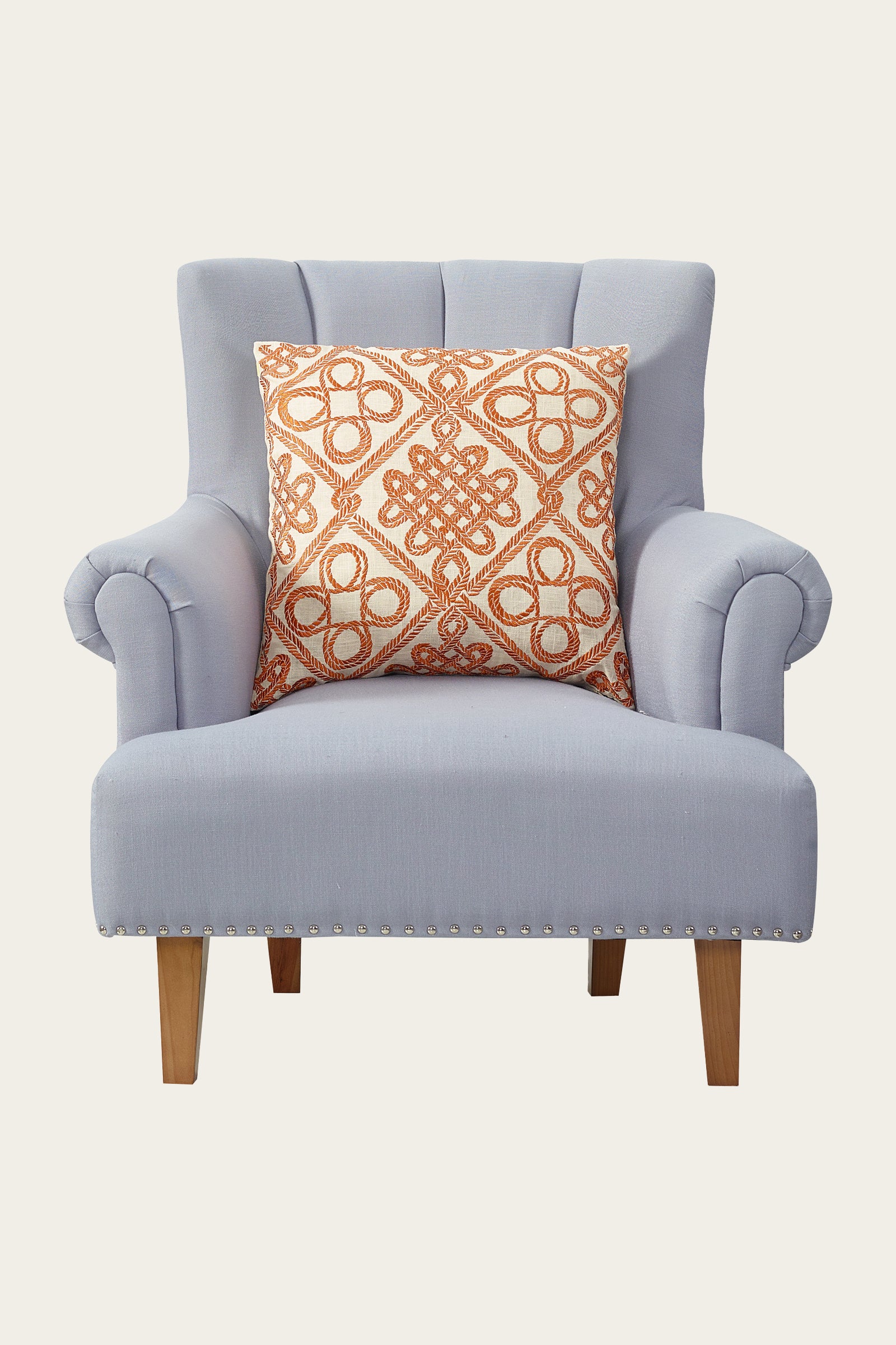 Costa Mesa Embroidered Square Pillow - Image 6