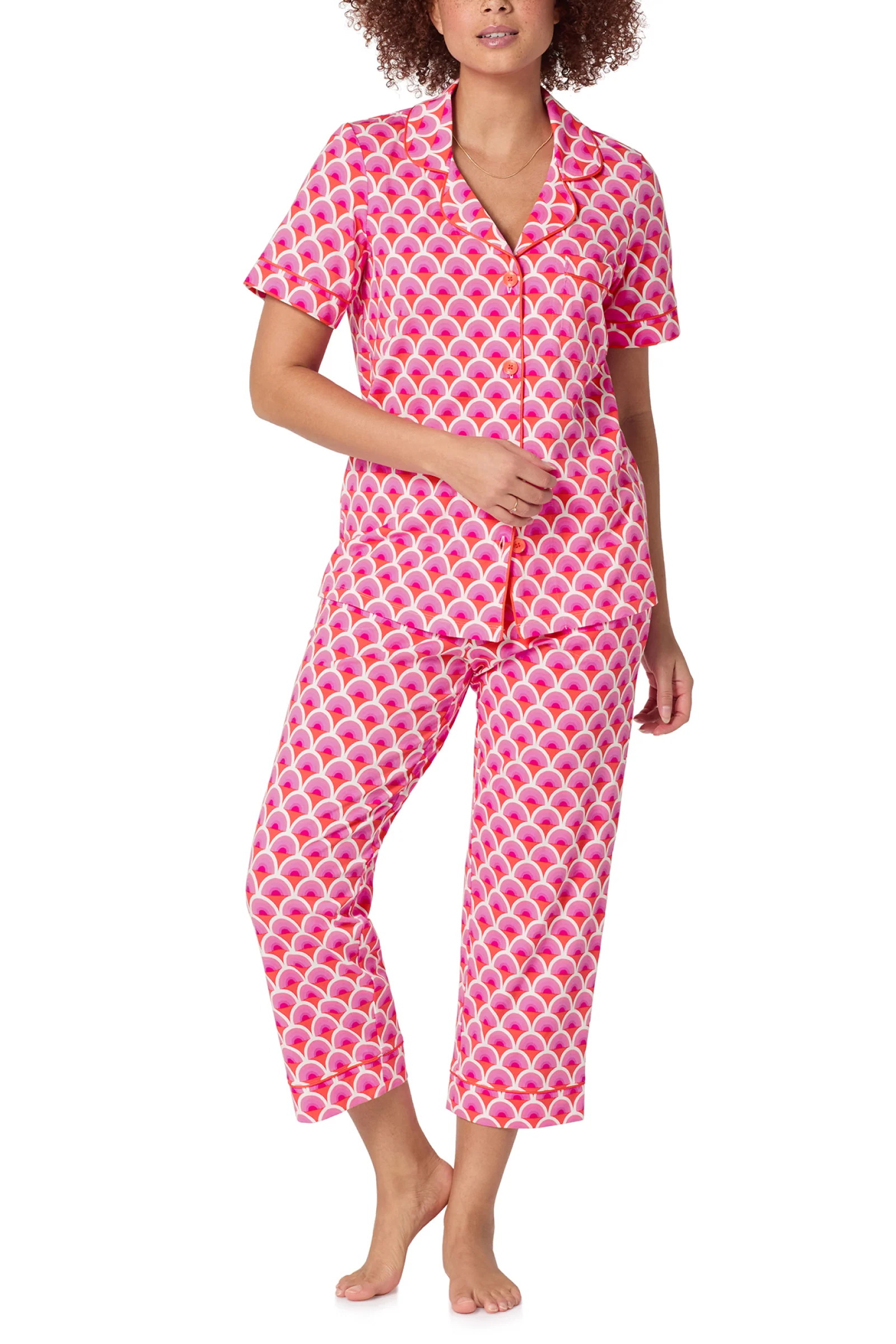 Crop Classic PJ Set - Scallop