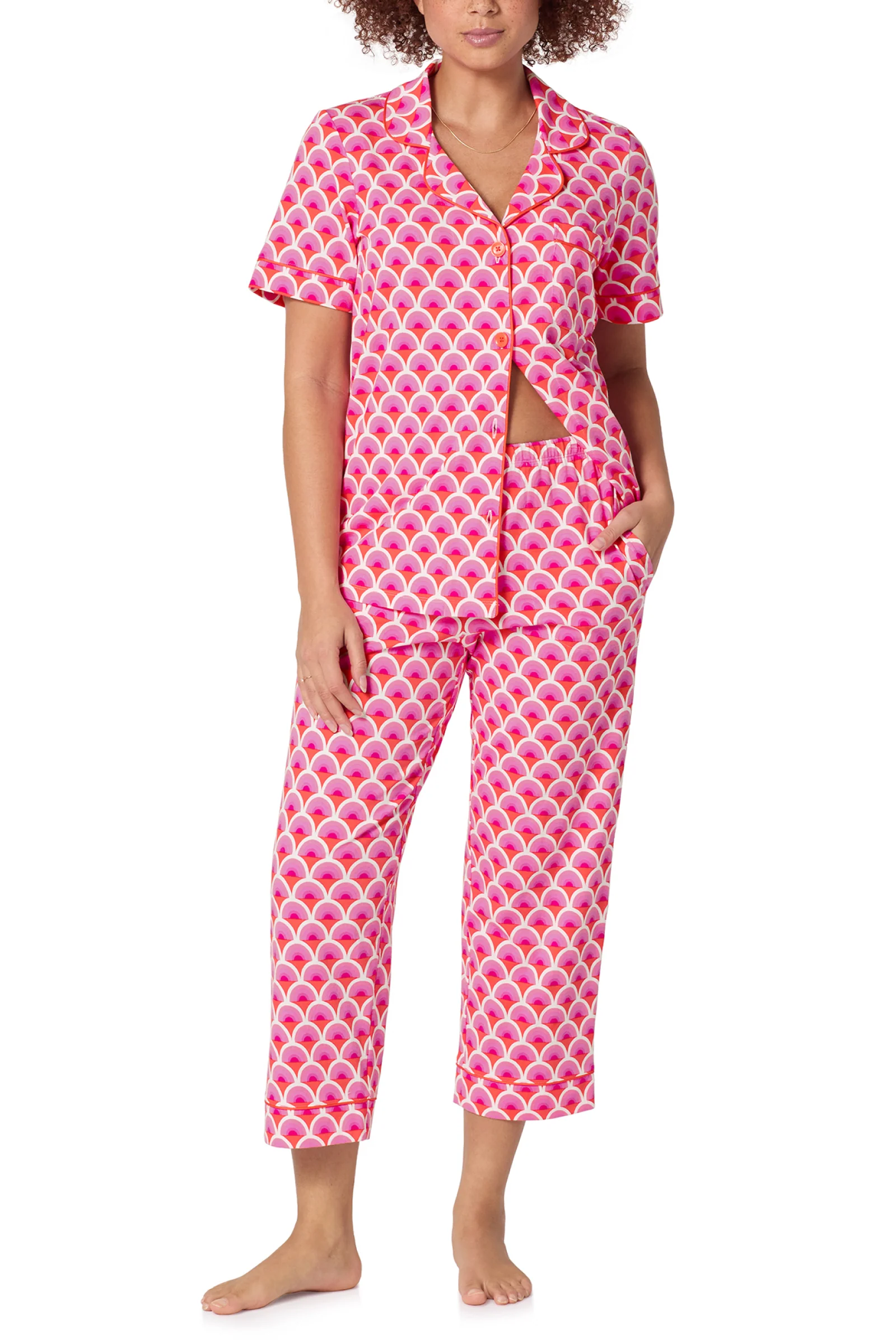 Crop Classic PJ Set - Scallop - Image 2