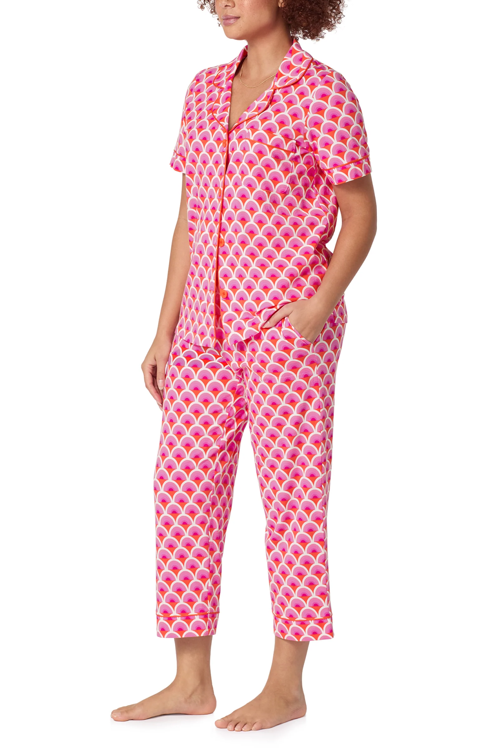 Crop Classic PJ Set - Scallop - Image 3