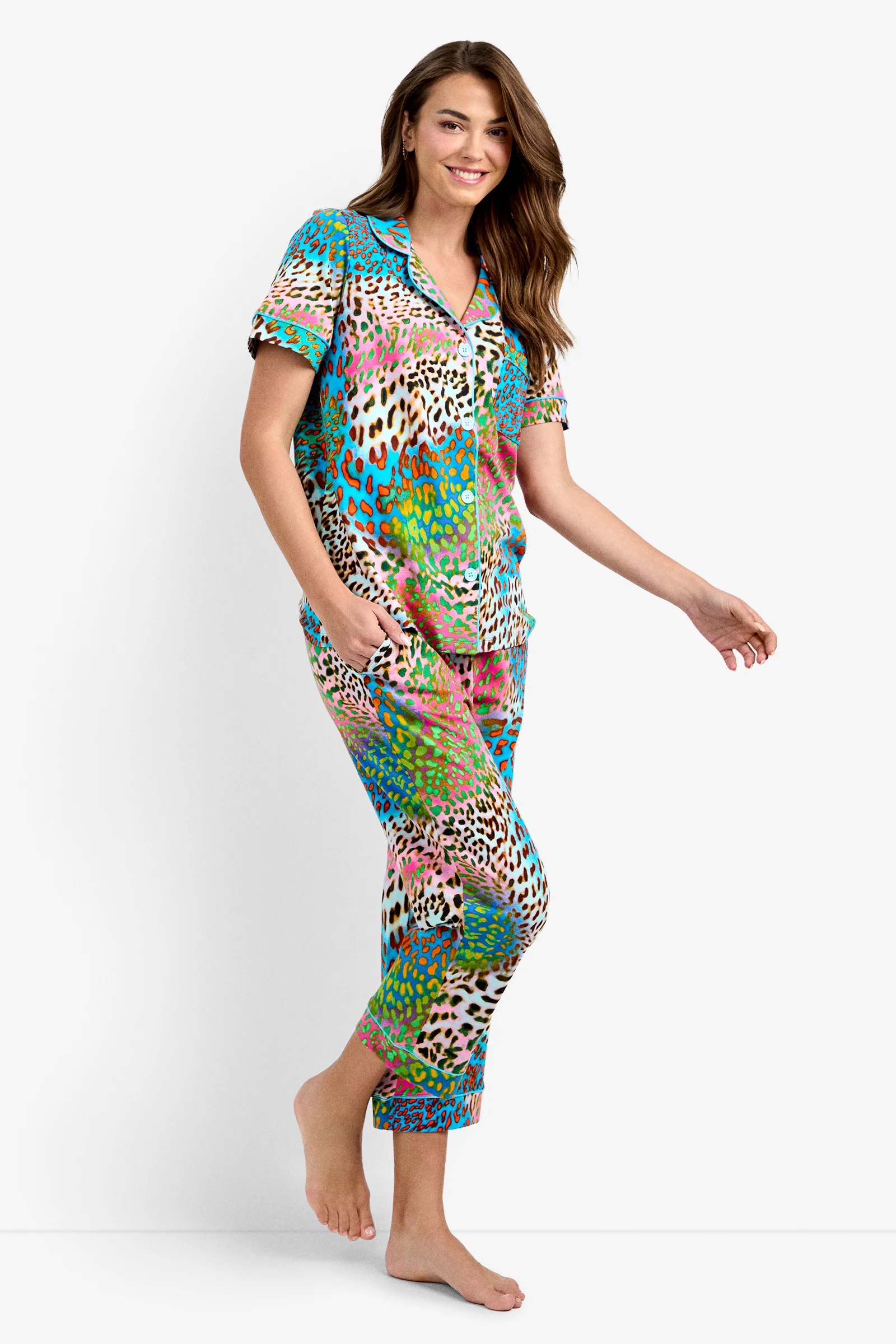 Crop Classic PJ Set - Spray Leopard - Image 3