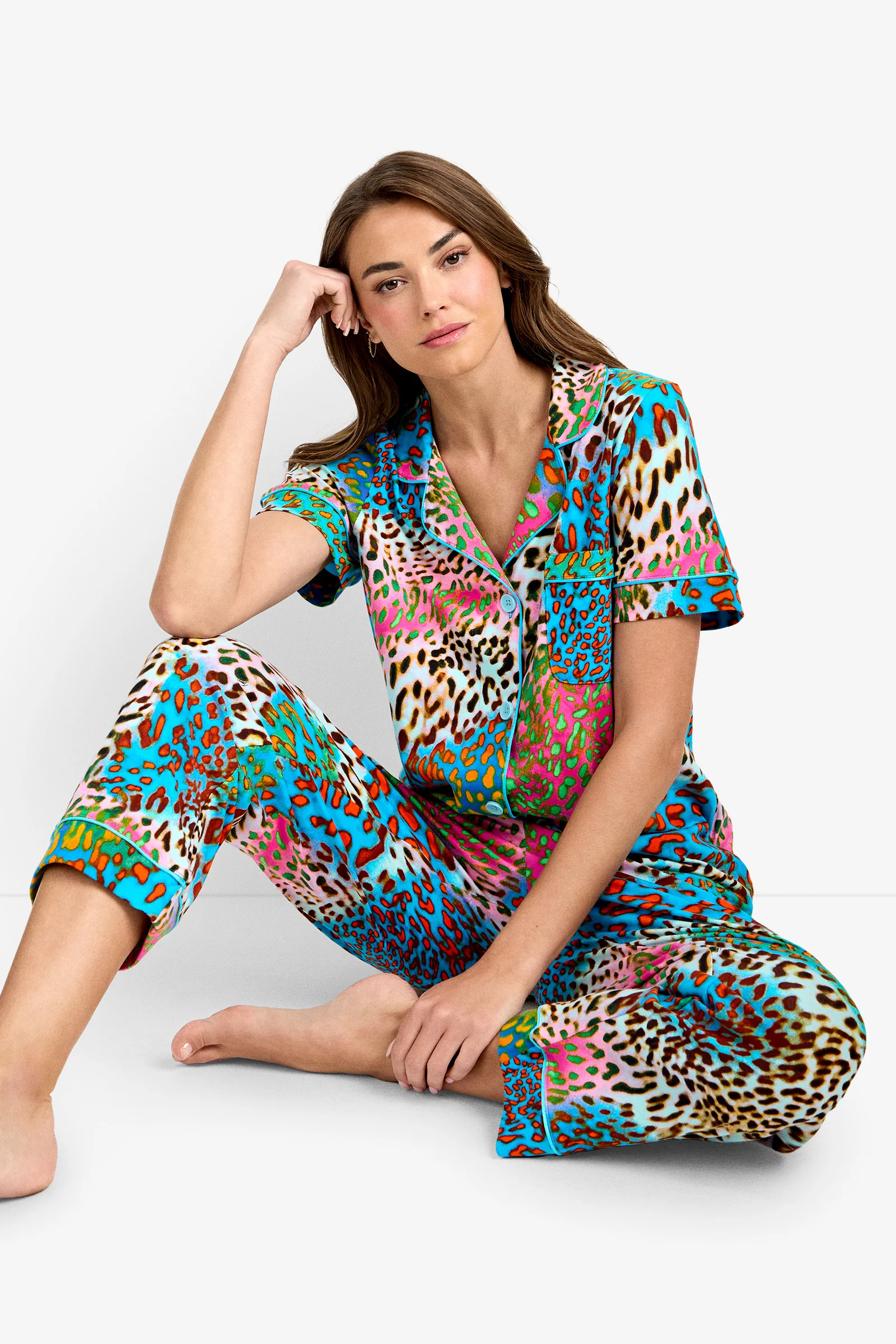Crop Classic PJ Set - Spray Leopard - Image 4