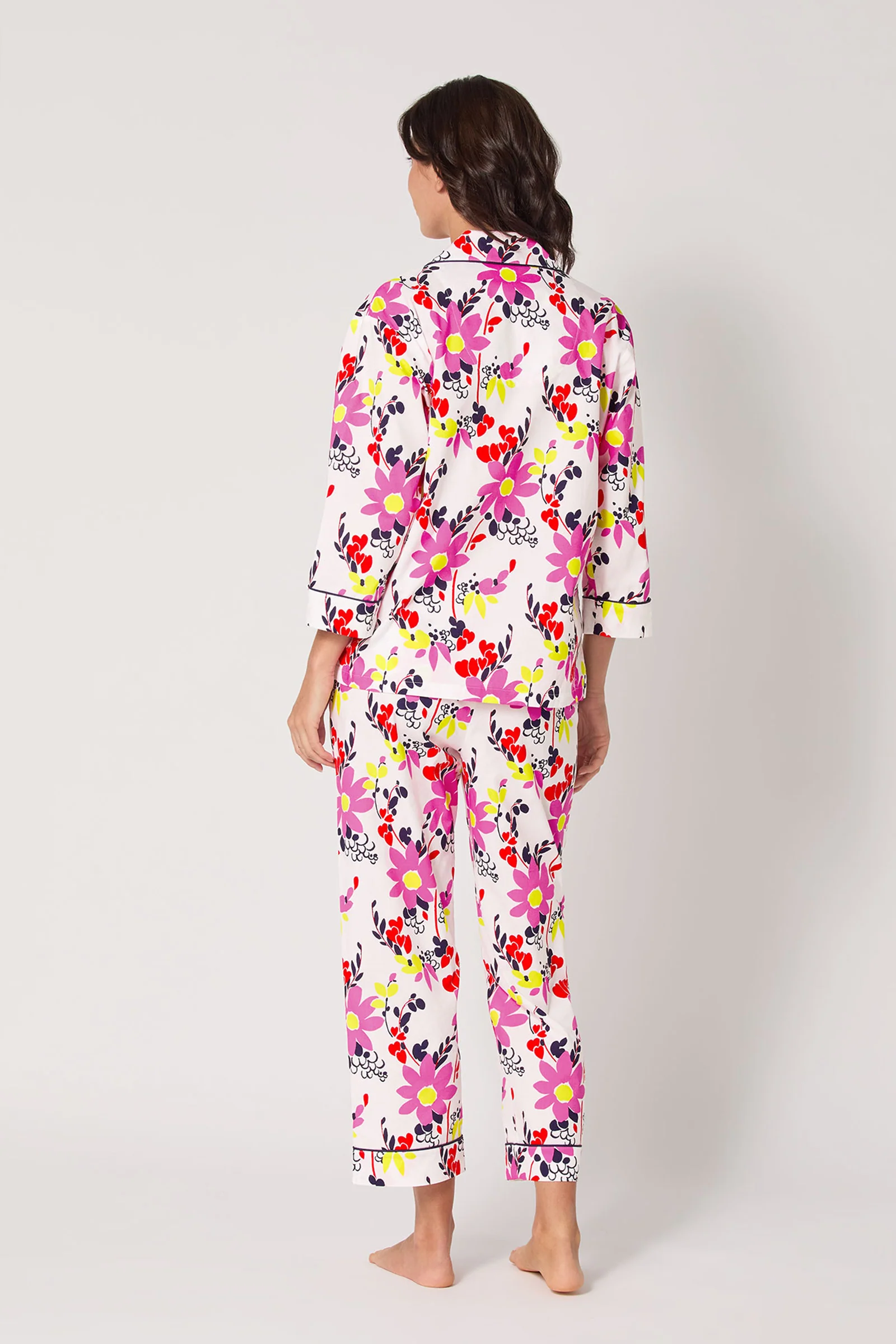 Crop Classic PJ Set - Whimsical Floral - Image 3