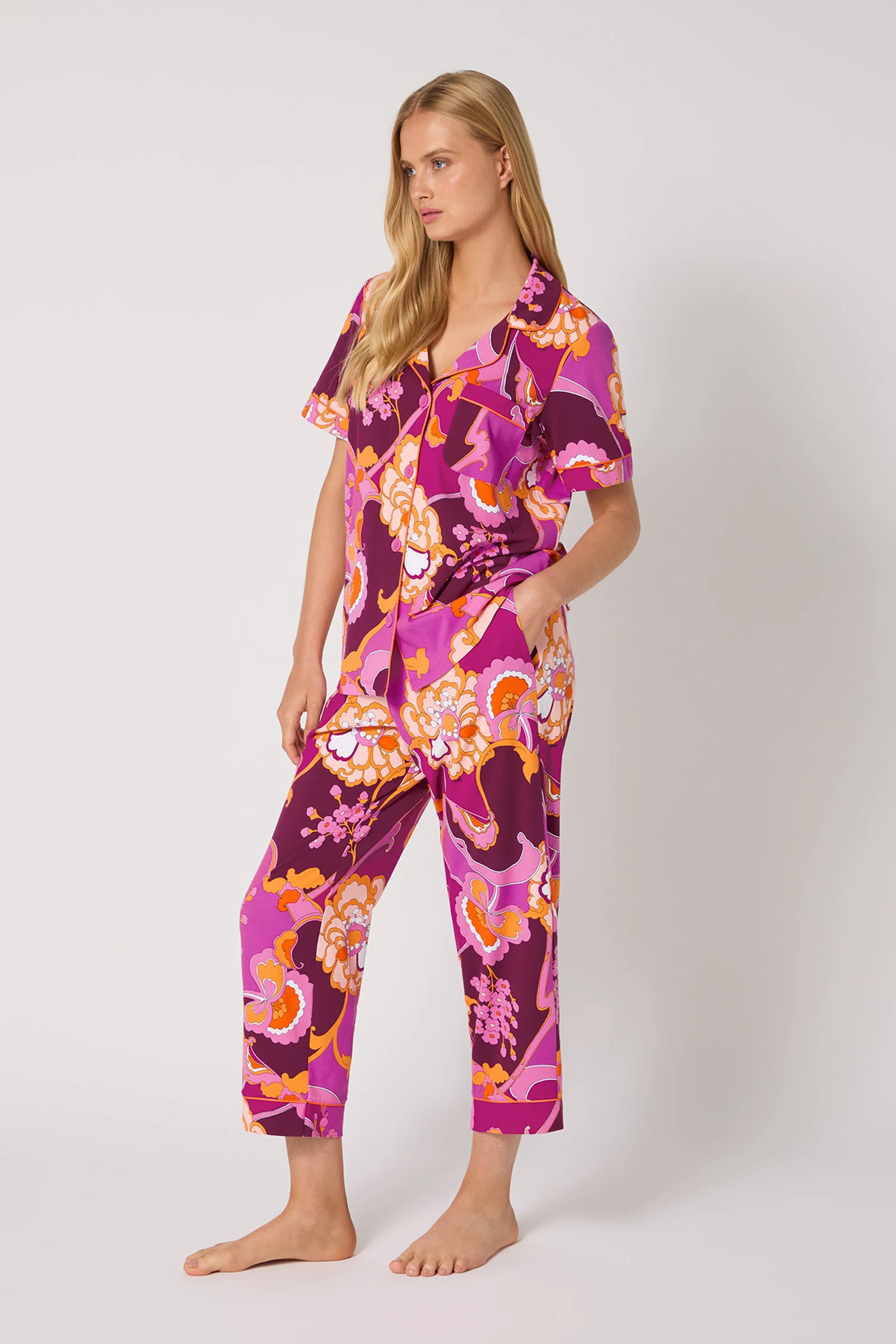 Crop PJ Set - Apache Plume - Image 2