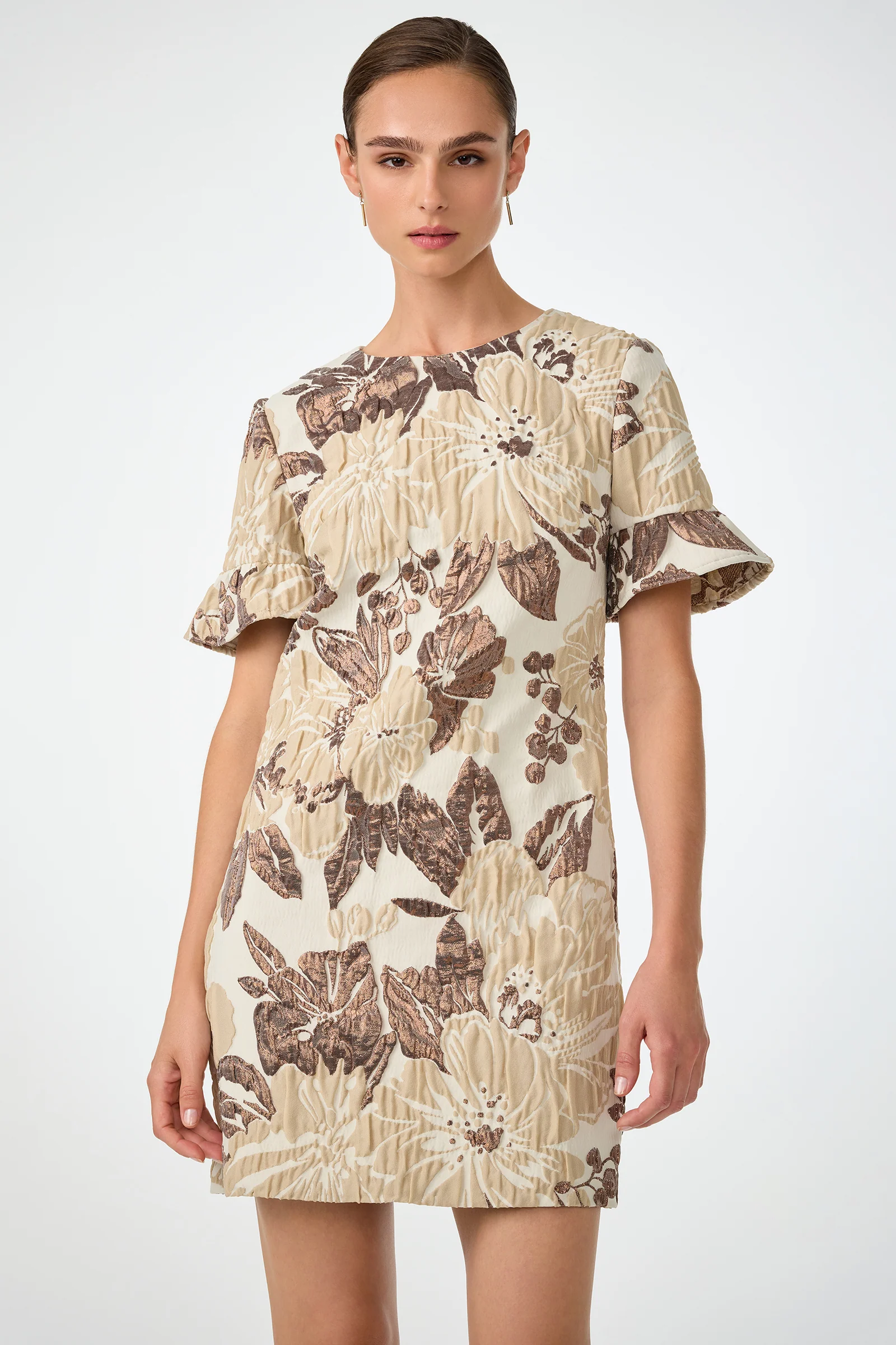 Darling Flounce Sleeve Dress - Image 2