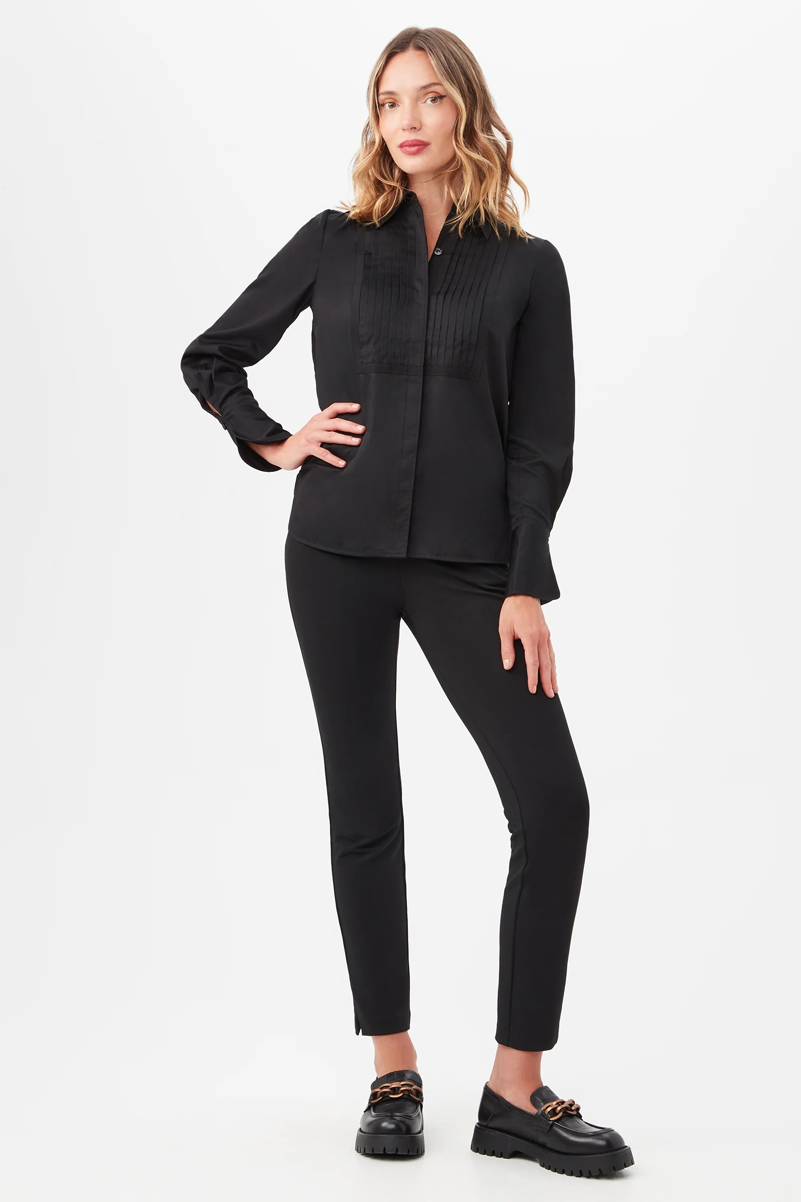 Delancey Long-Sleeve Button-Up Cotton Shirt - Image 3