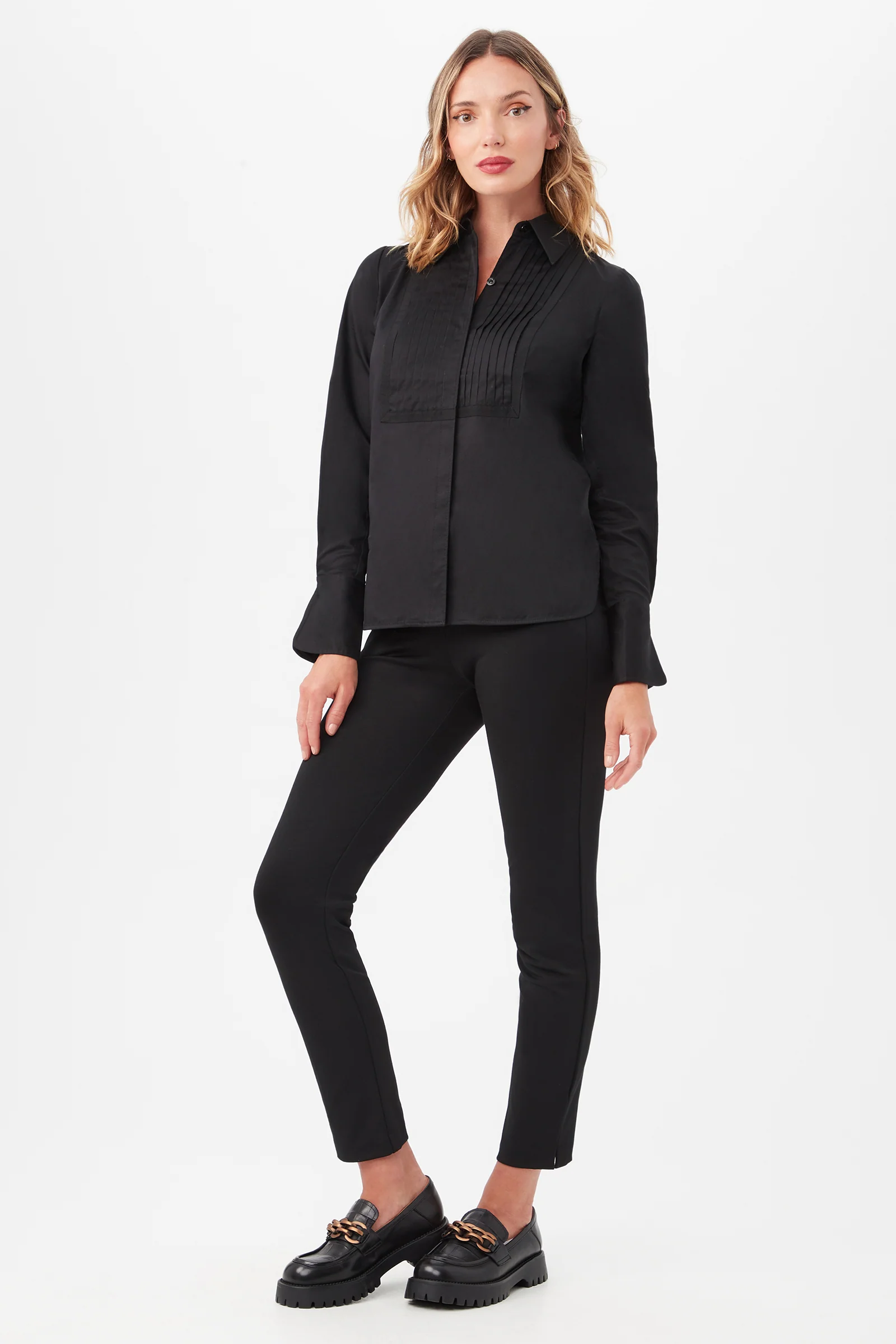 Delancey Long-Sleeve Button-Up Cotton Shirt - Image 4