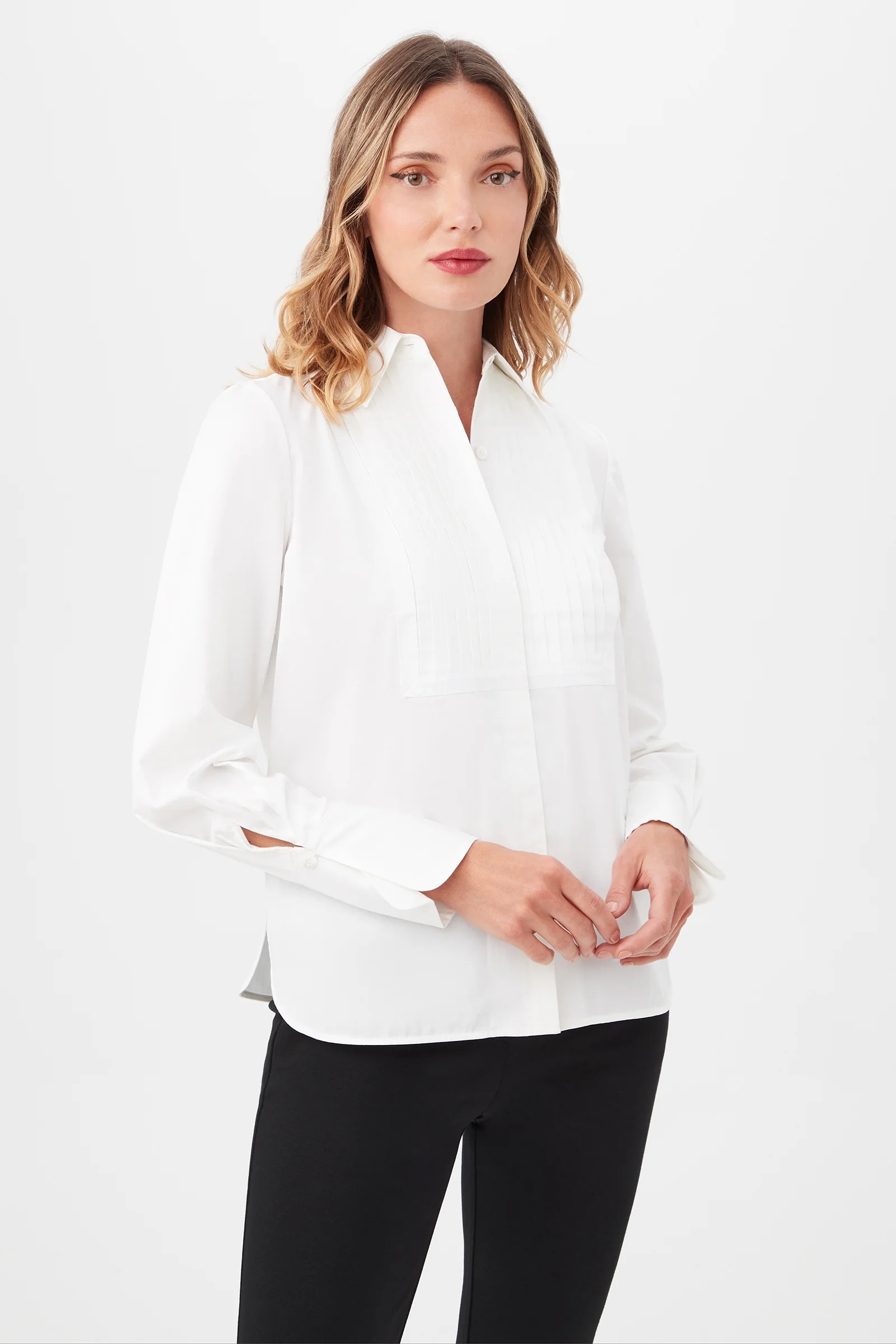Delancey Long-Sleeve Button-Up Cotton Shirt - Image 5