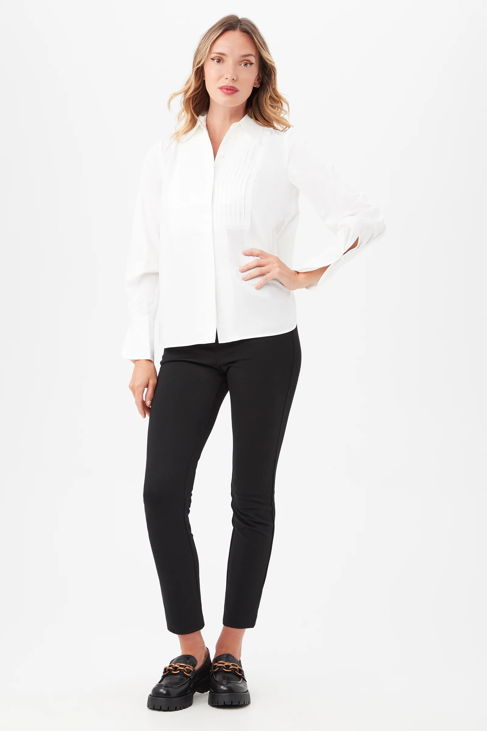 Delancey Long-Sleeve Button-Up Cotton Shirt - Image 7