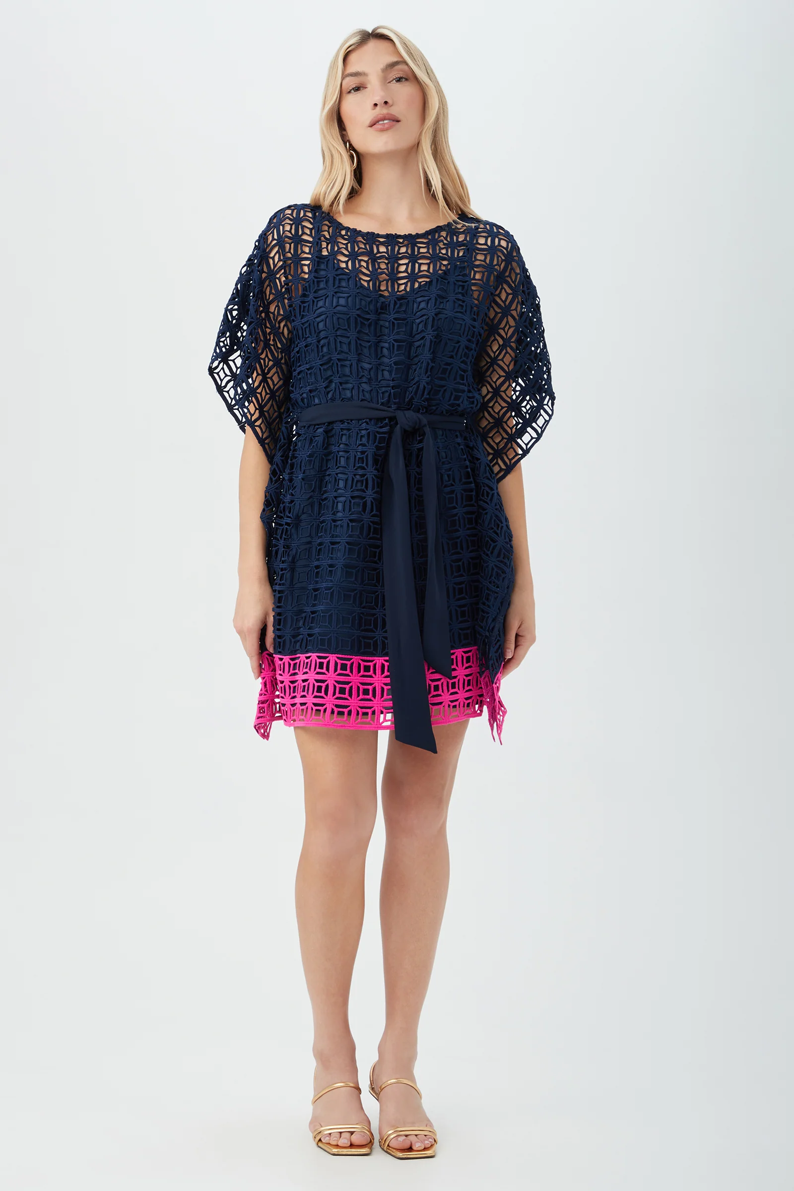 Dora Caftan Dress - Block Party Lace