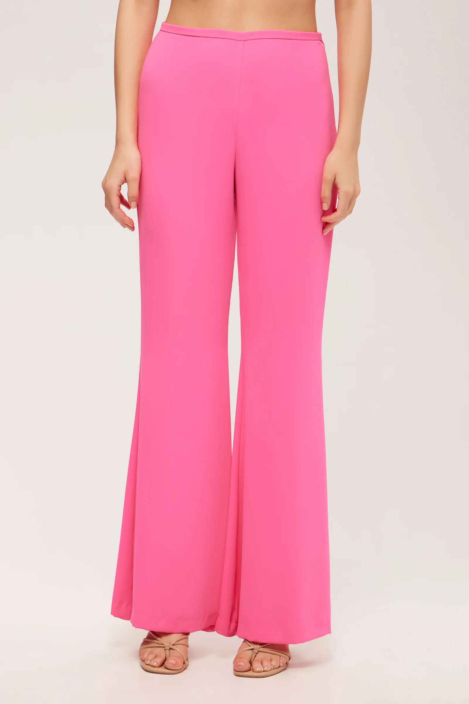 Drop Shot Flared Pant - Double Georgette