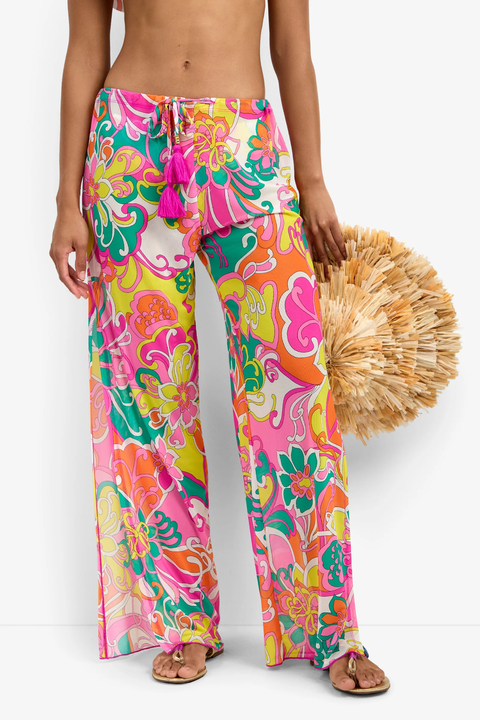 Mesh Swim Cover-up Pant