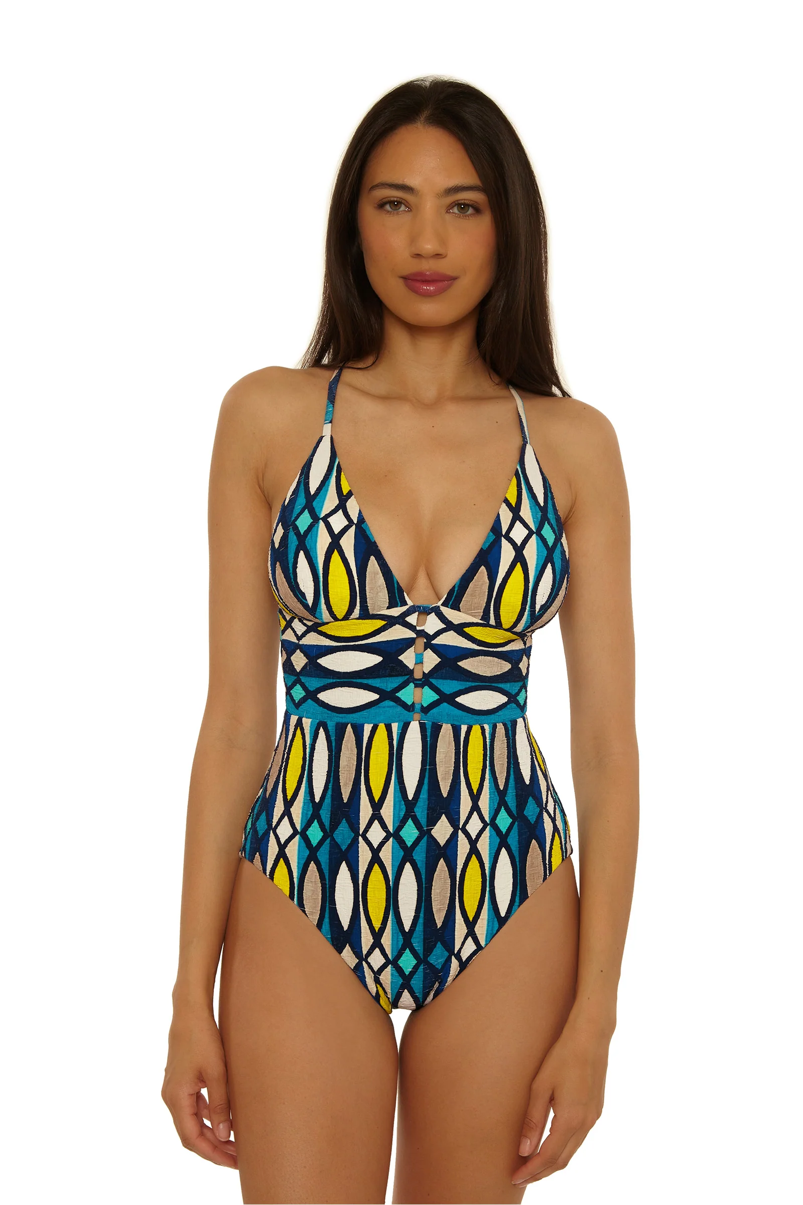 Empire Waist One-Piece Swimsuit - Paros