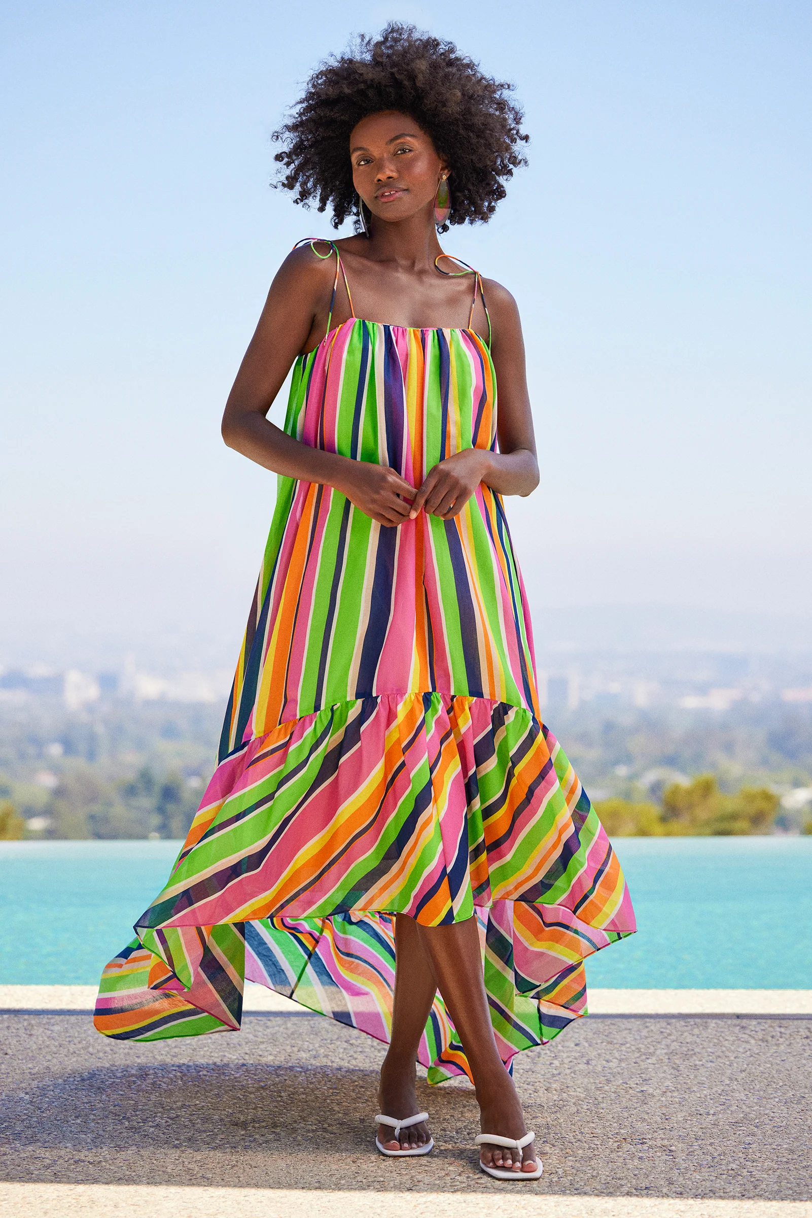 Enchant Dress - Splash Stripe - Image 4