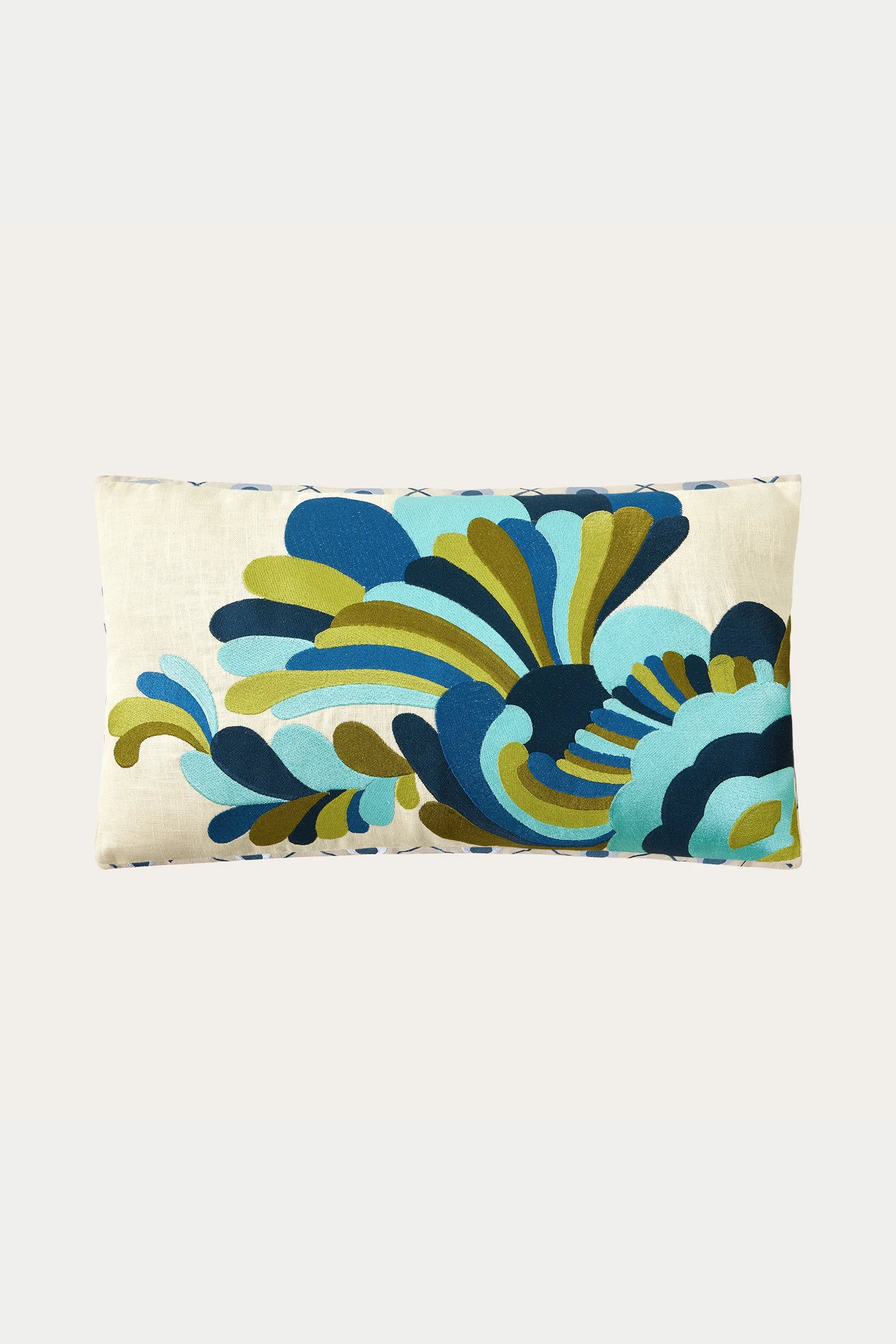Escondido Embroidered Lumbar Pillow - Image 5