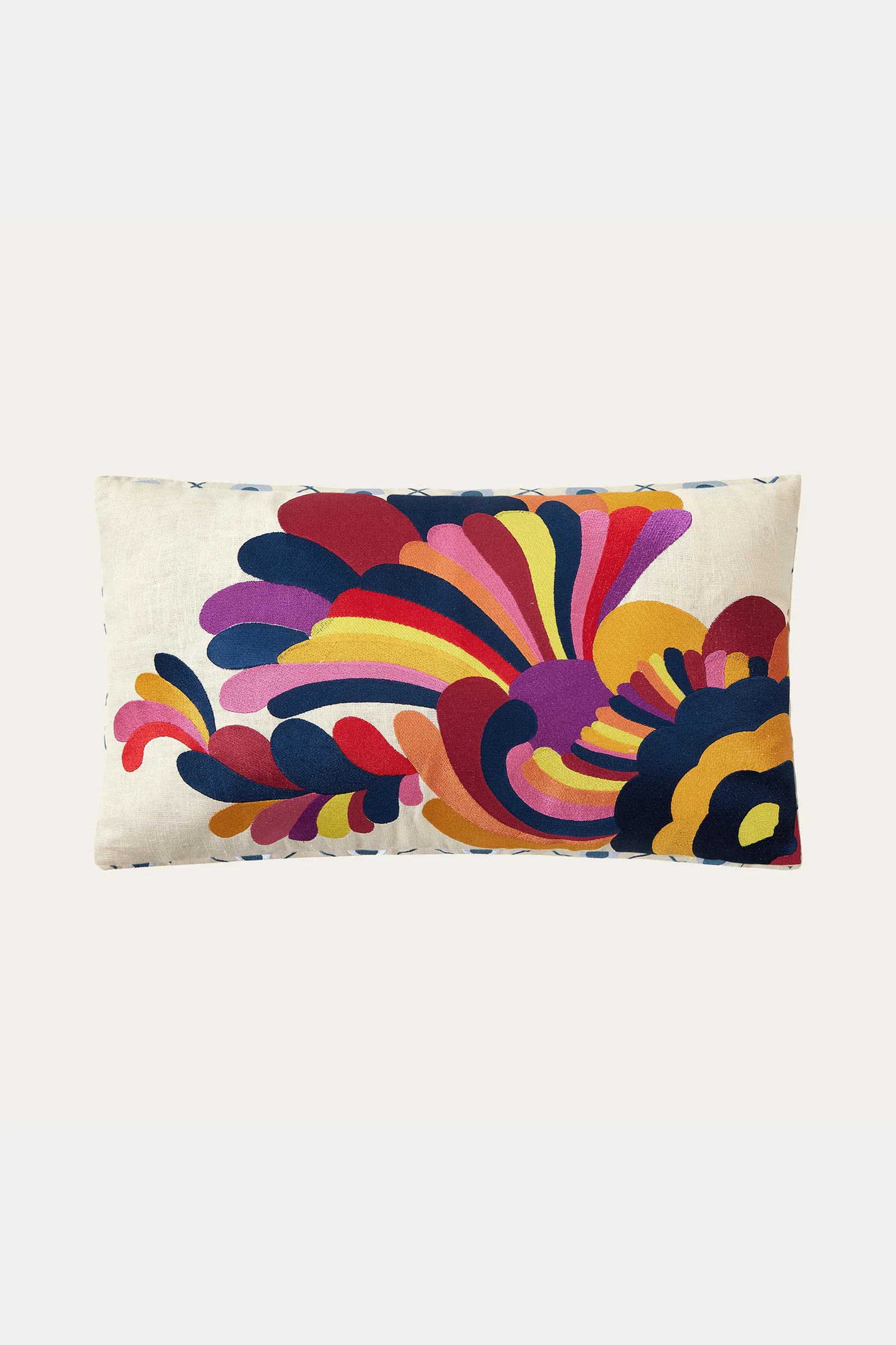 Escondido Embroidered Lumbar Pillow - Image 5