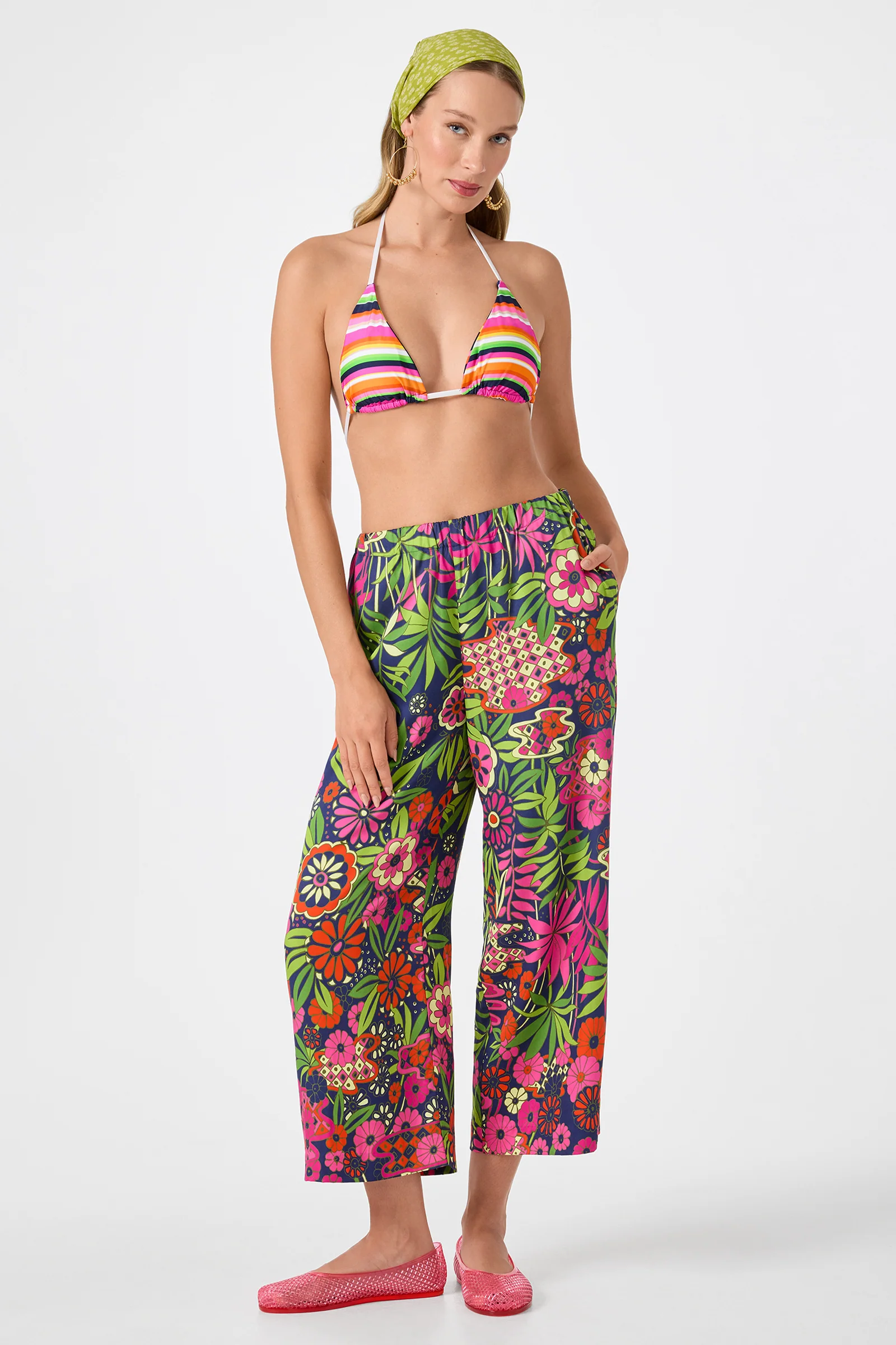 Estella Cropped Pant - Fumi Floral - Image 2