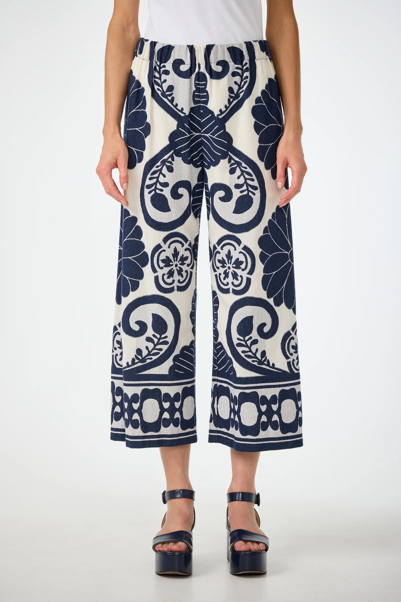 Estella Cropped Pant - Fuyuko Fil Coupe