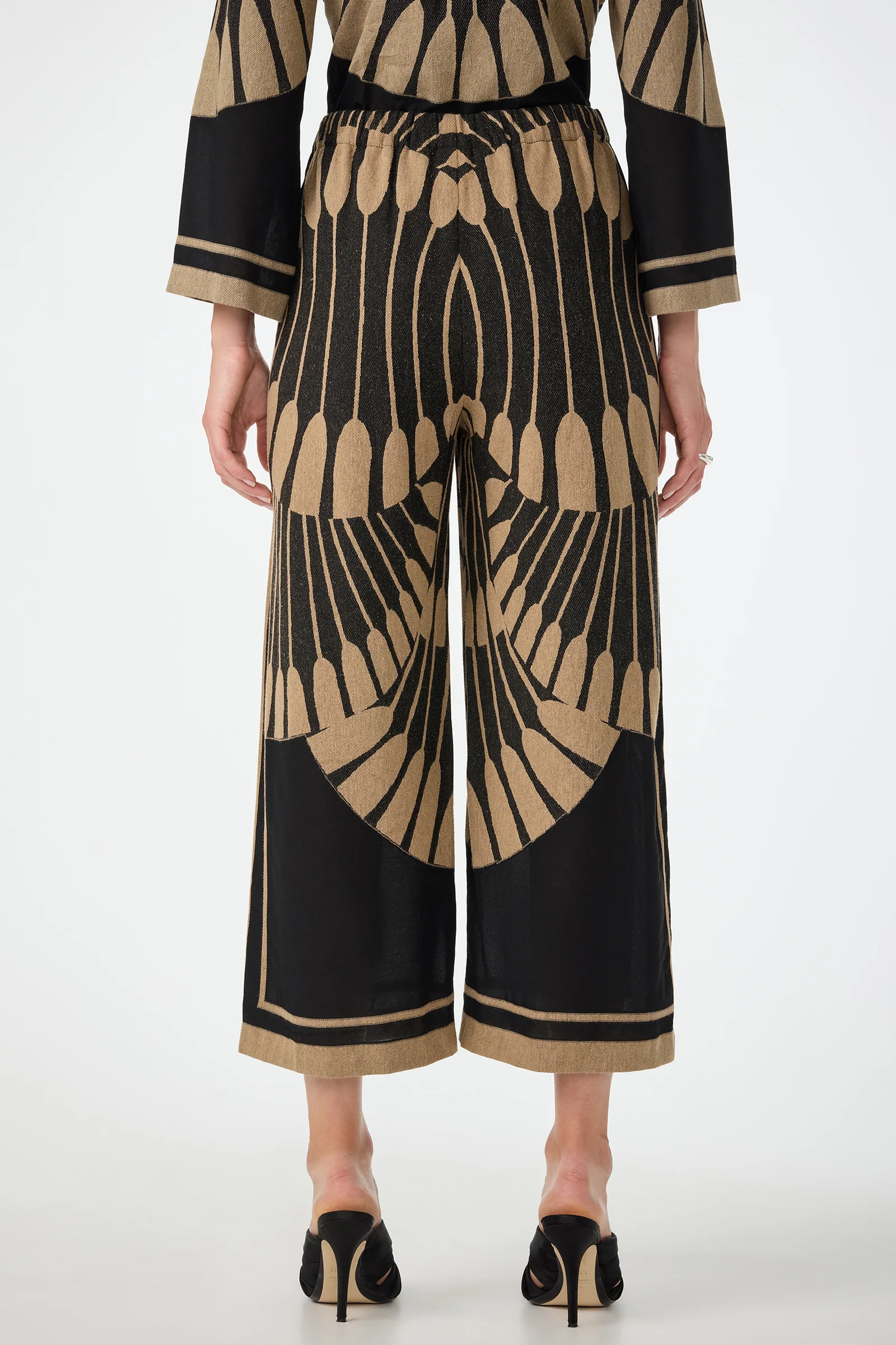 Estella Cropped Pant - Juniper Fil Coupe - Image 4