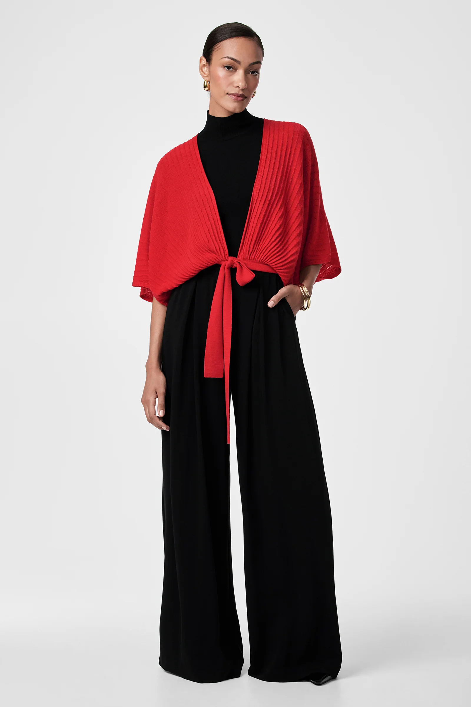 Exceptional Tie Front Sweater