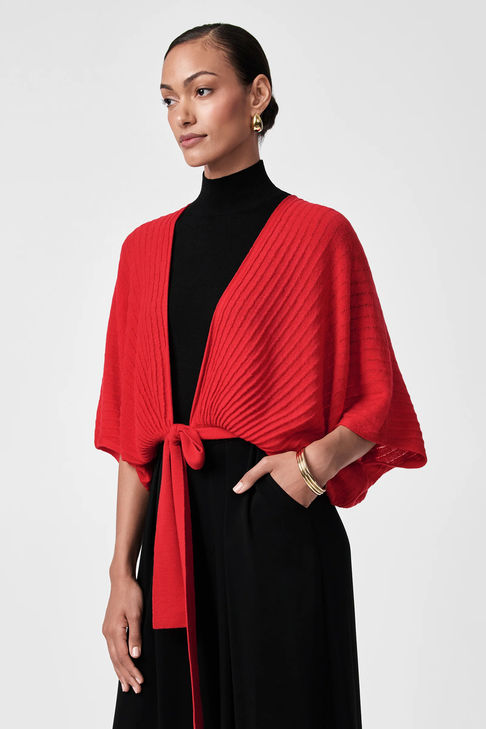 Exceptional Tie Front Sweater - Image 3