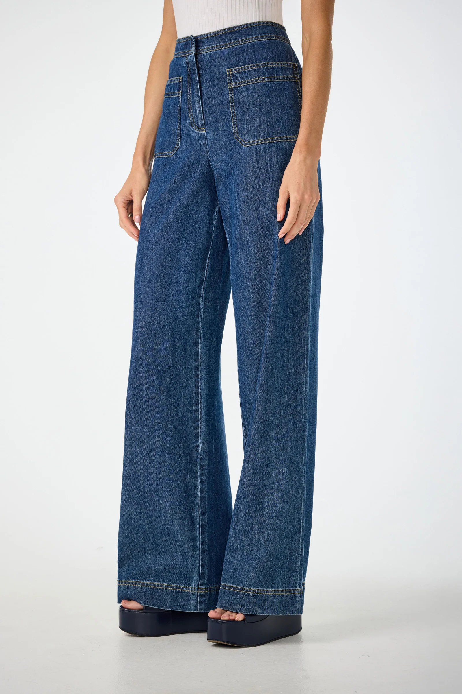 Ferrer Wide Leg Jean - Image 3