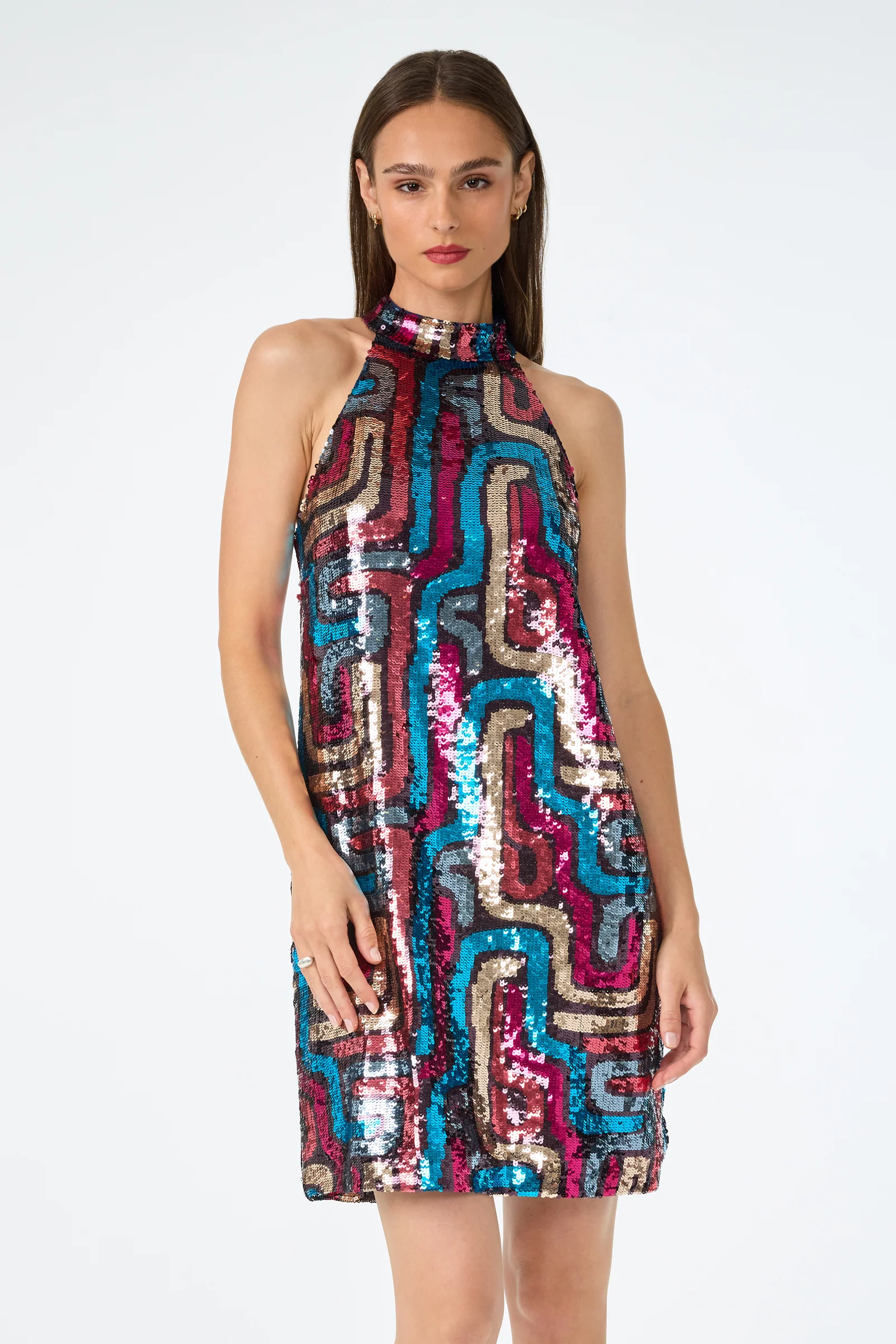 Flamenco Sequin Mini Dress - Image 2