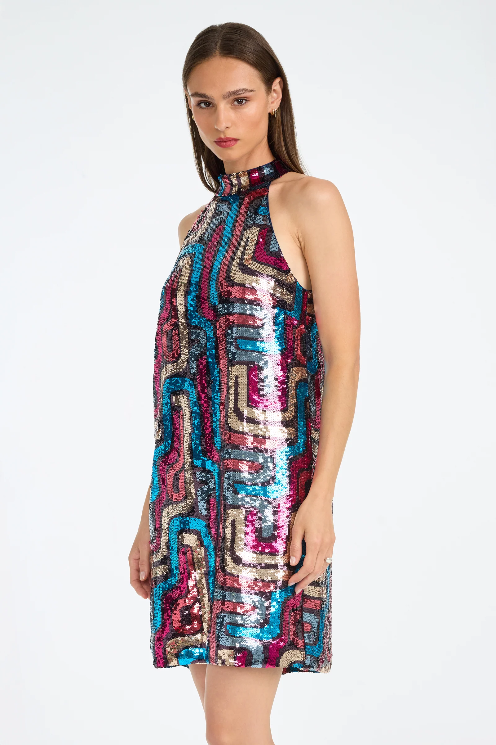 Flamenco Sequin Mini Dress - Image 3