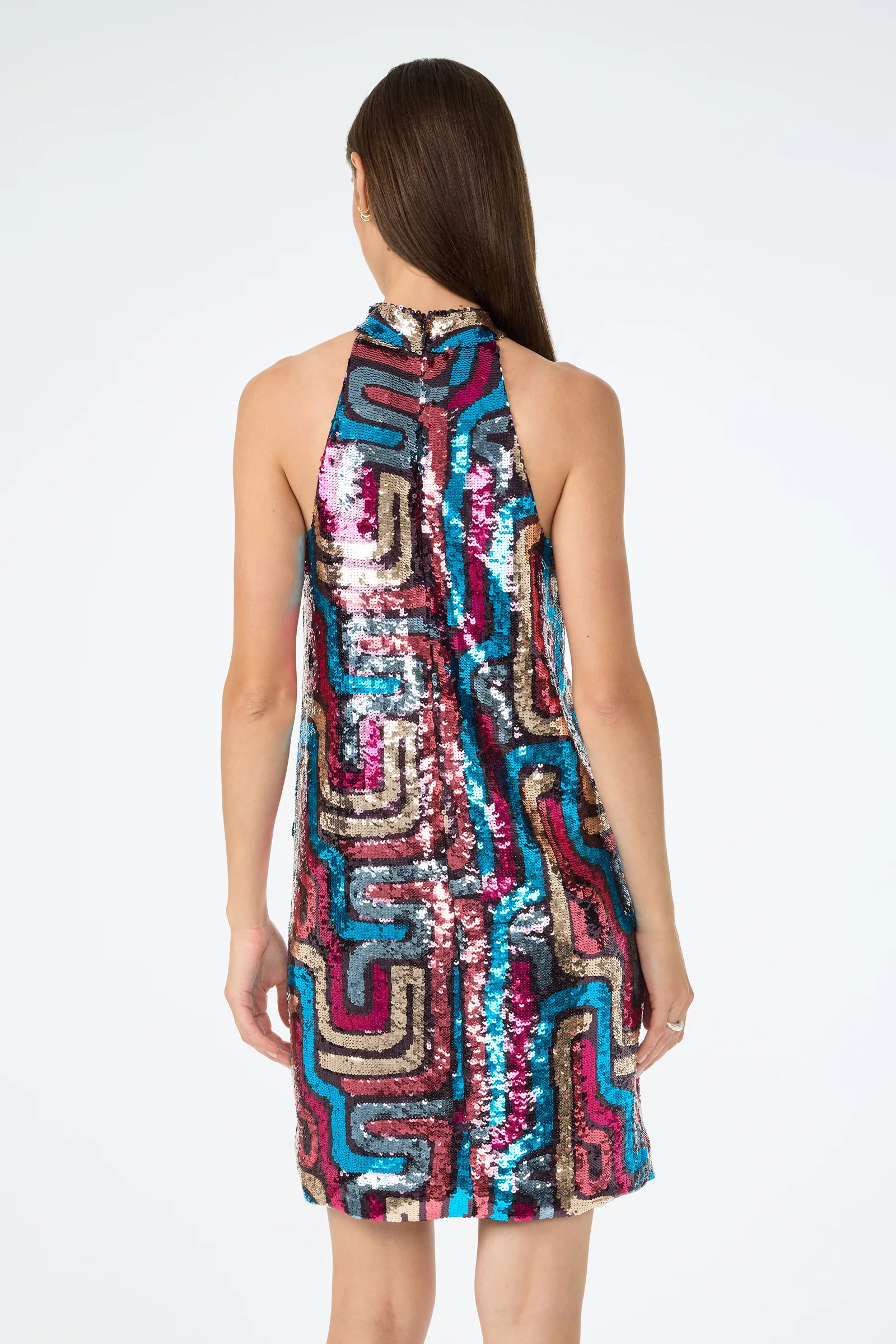 Flamenco Sequin Mini Dress - Image 4