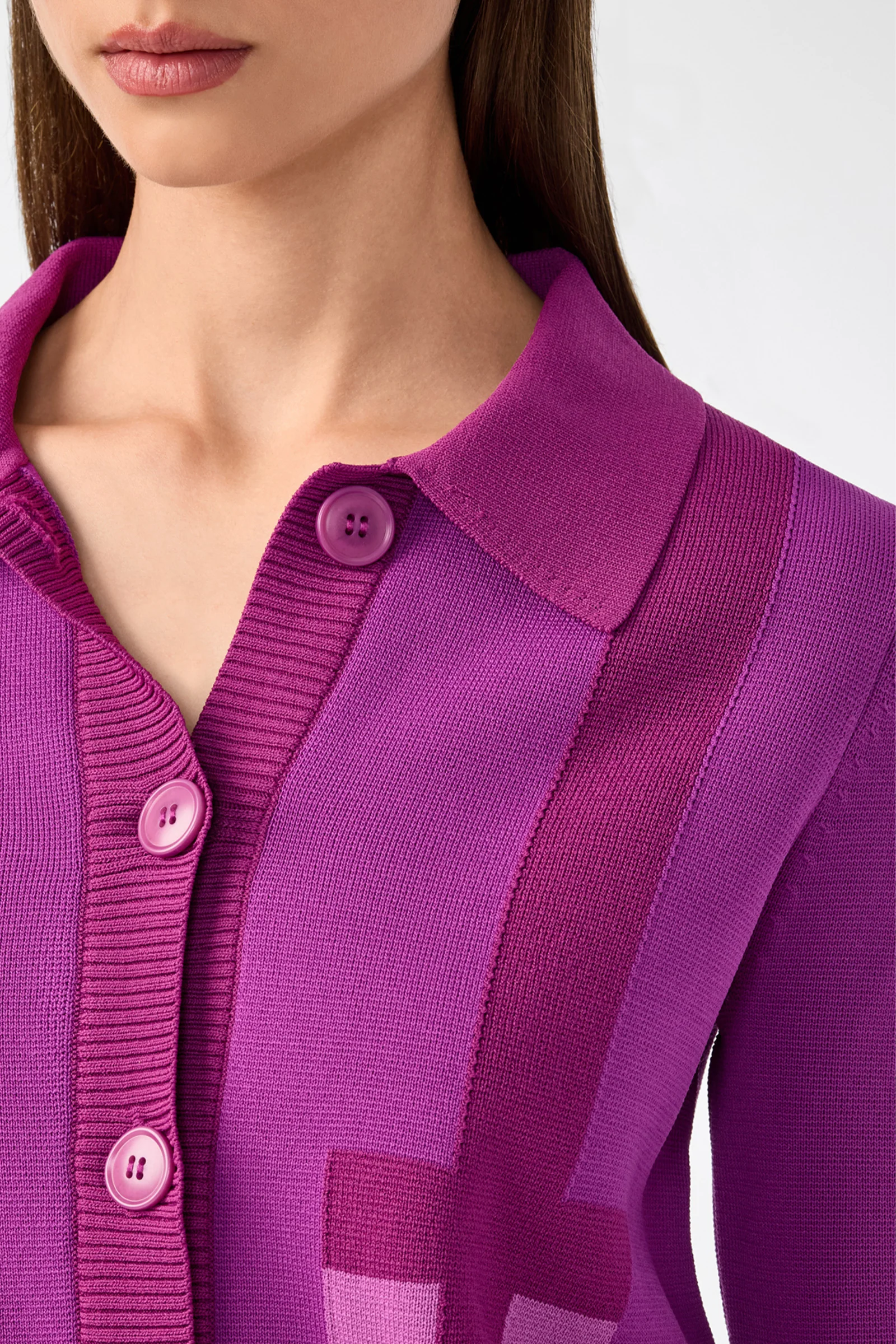 Gaia Trompe L'Oeil Knit Cardigan - Image 5
