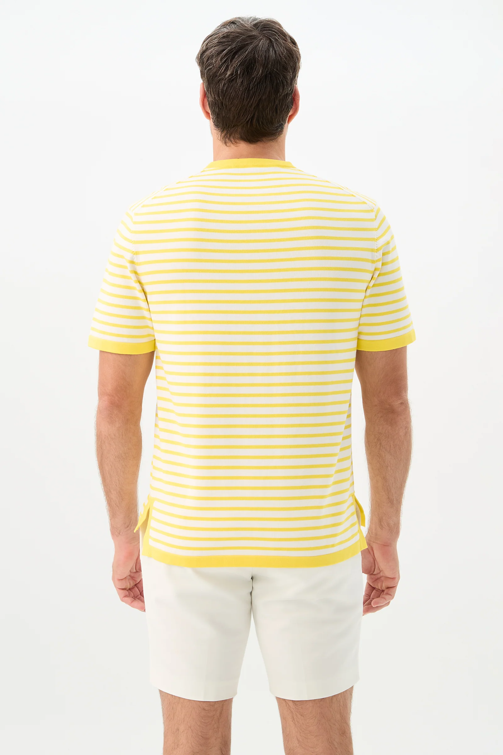 Giovanni Stripe Short-Sleeve Pullover - Image 7
