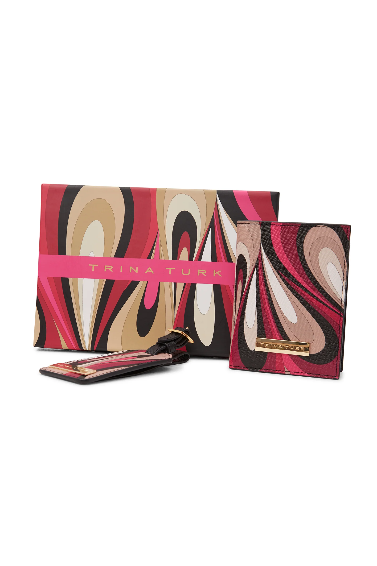 Wynwood Waves Passport Luggage Tag Set