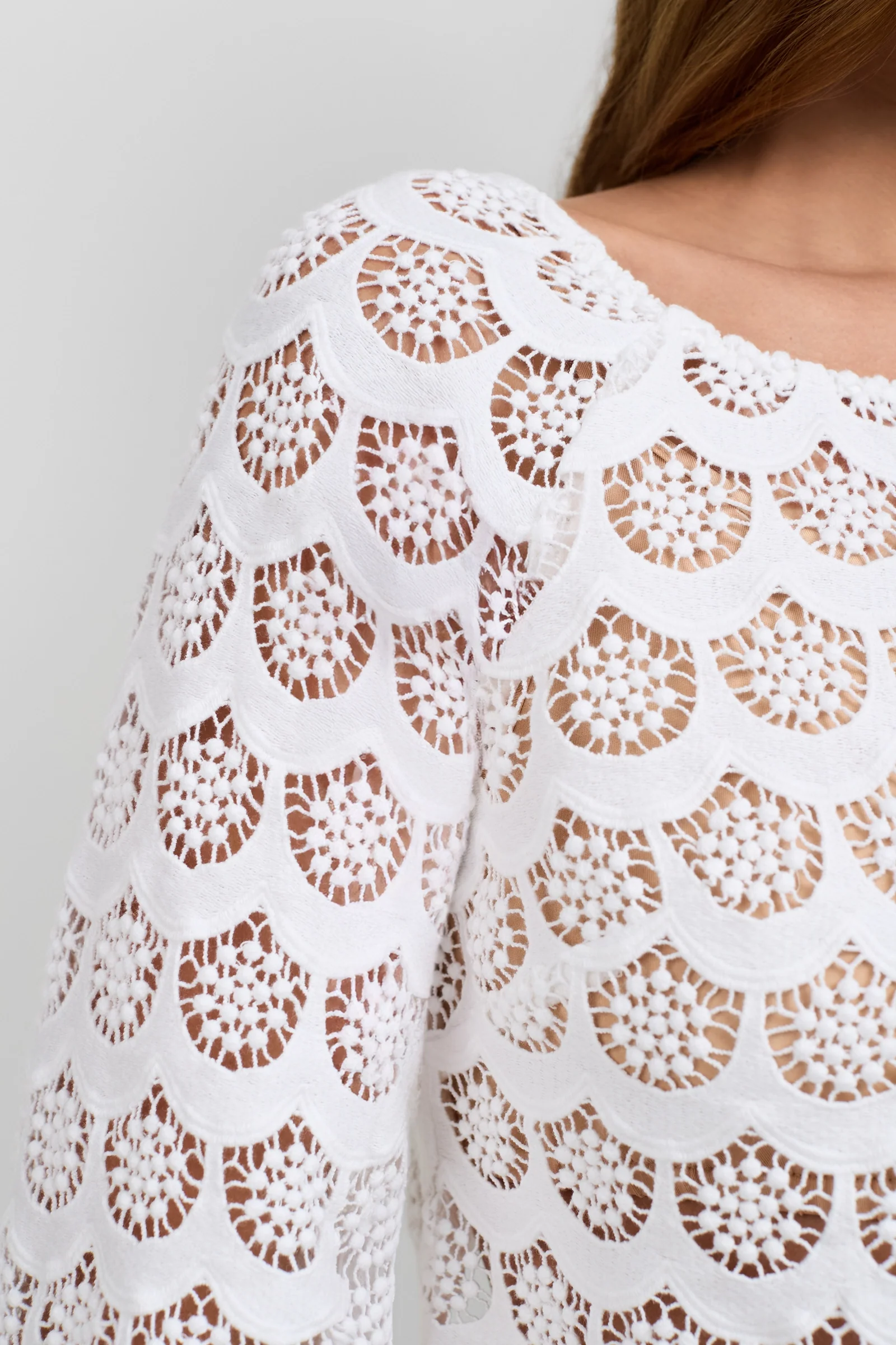 Helen Crochet Lace Top - Image 4