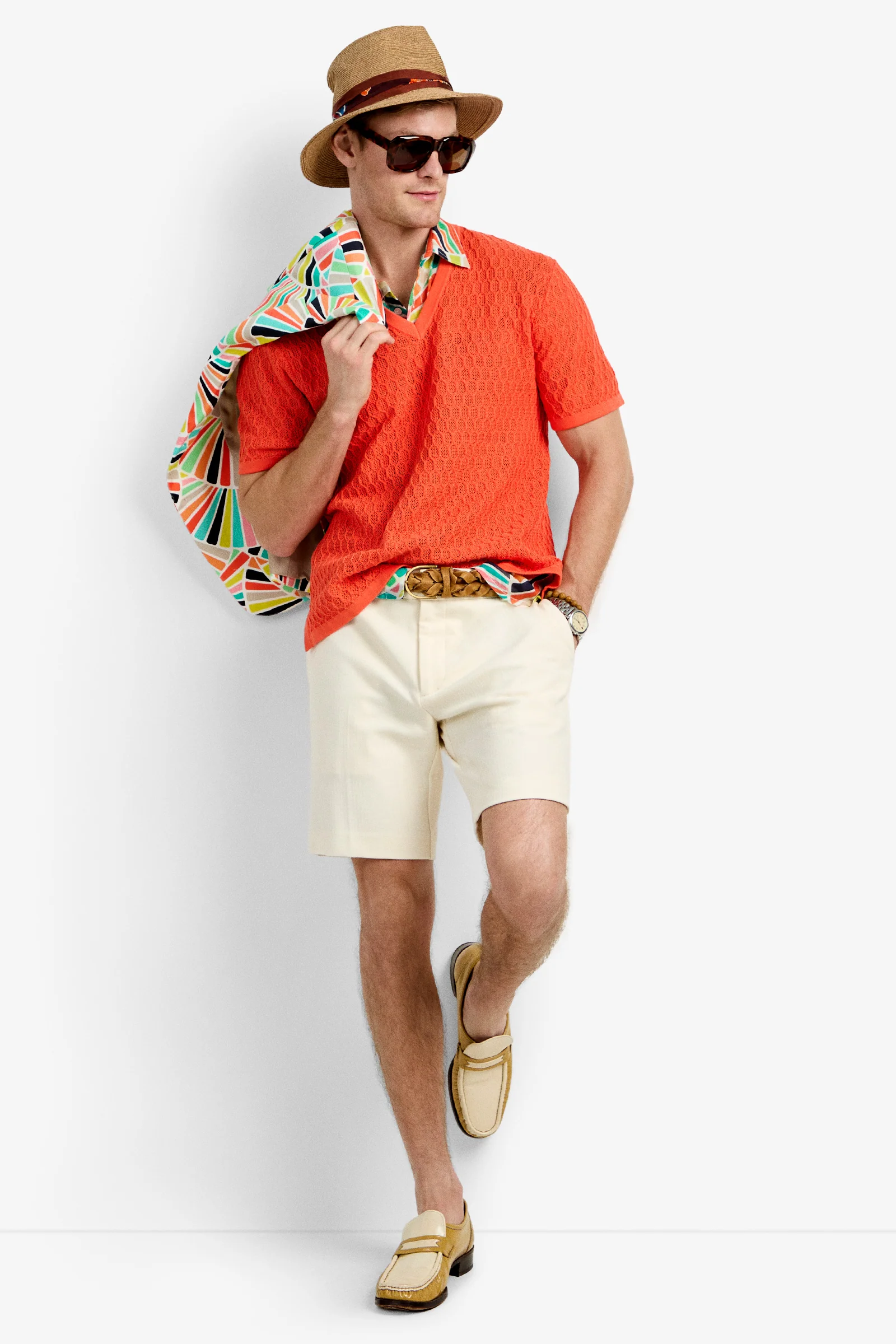 Heyes Mesh Henley V-Neck - Image 7