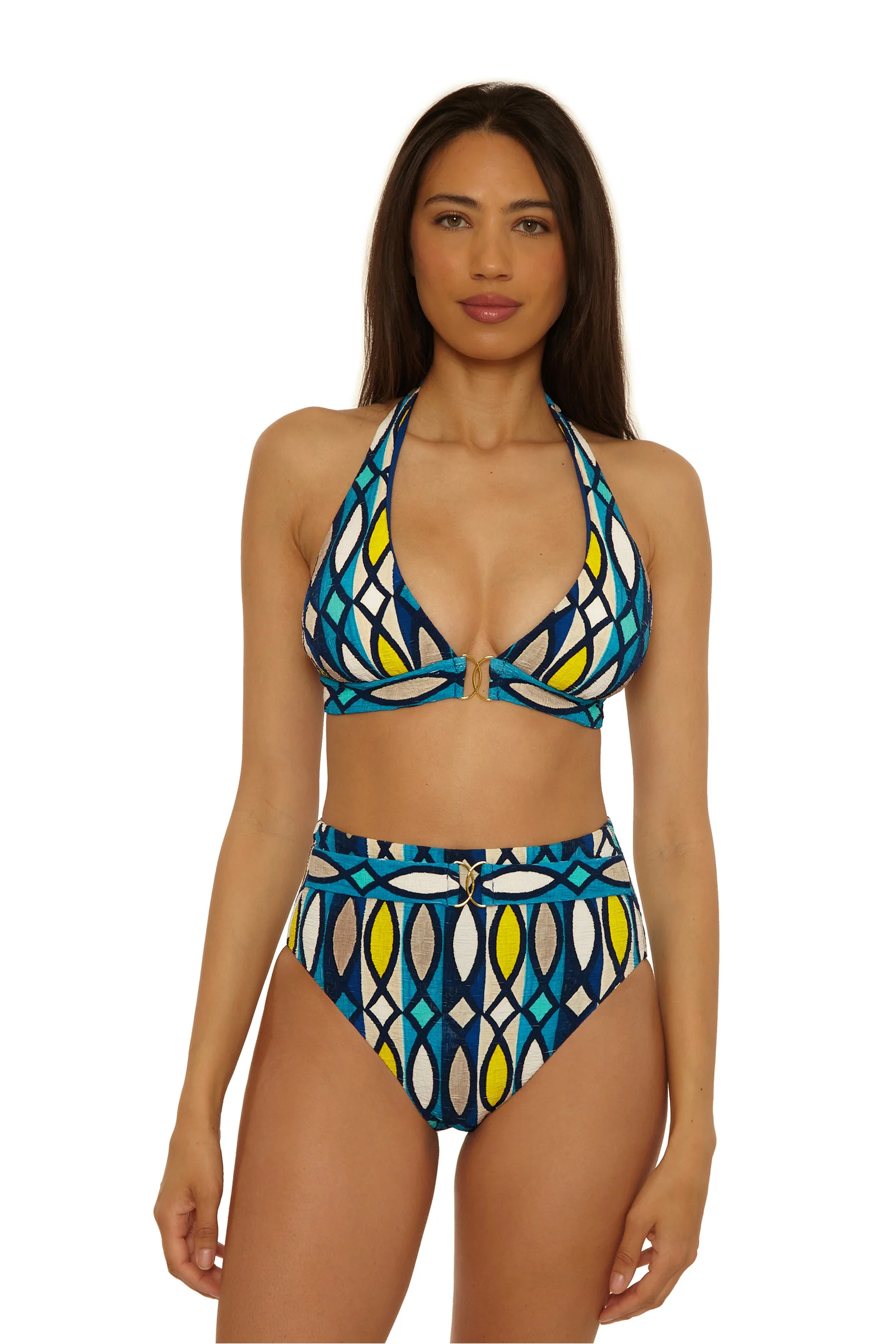 High-Waist Belted Swim Bottom - Paros - Image 2