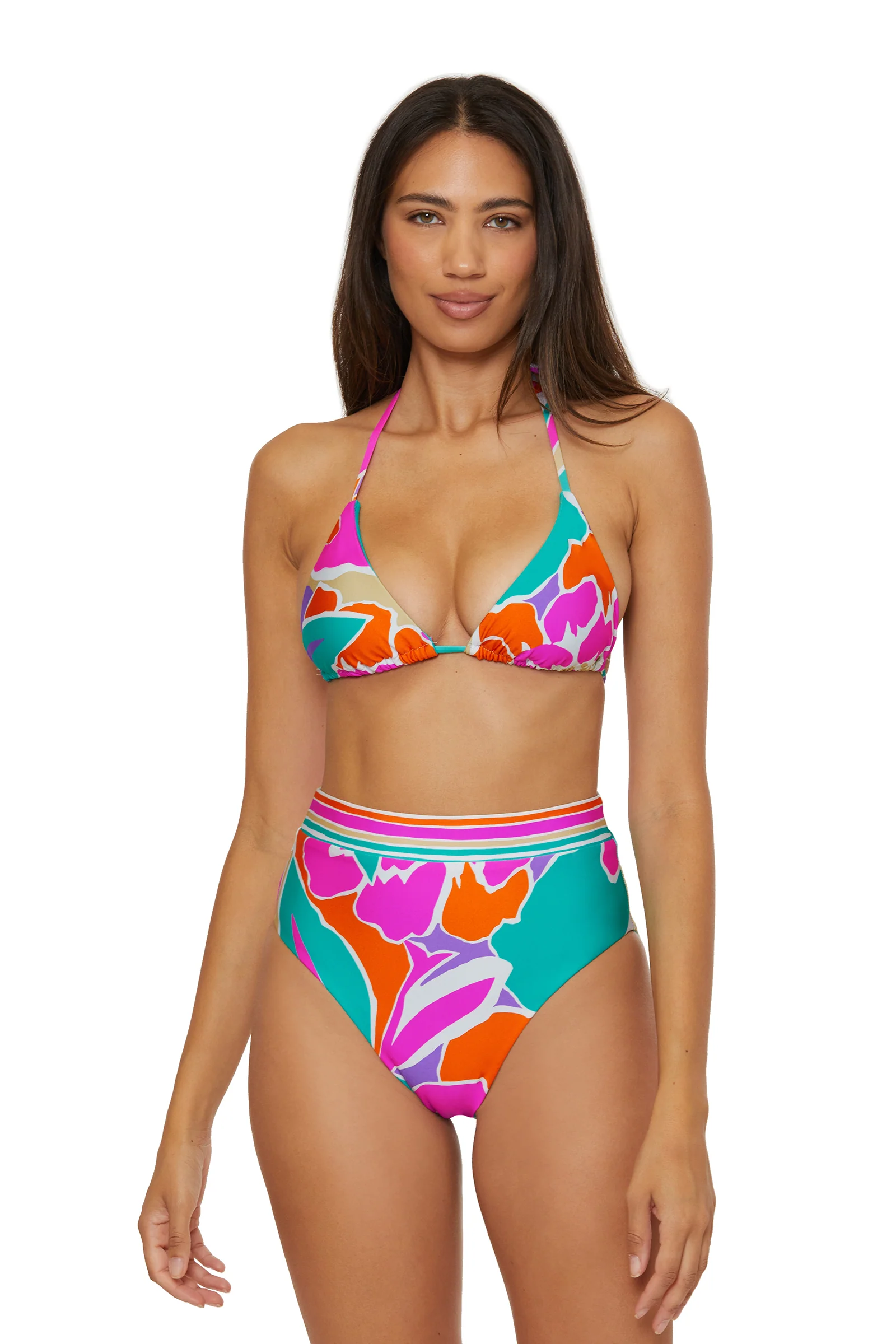 High-Waist Swim Bottom - Amalfi - Image 2