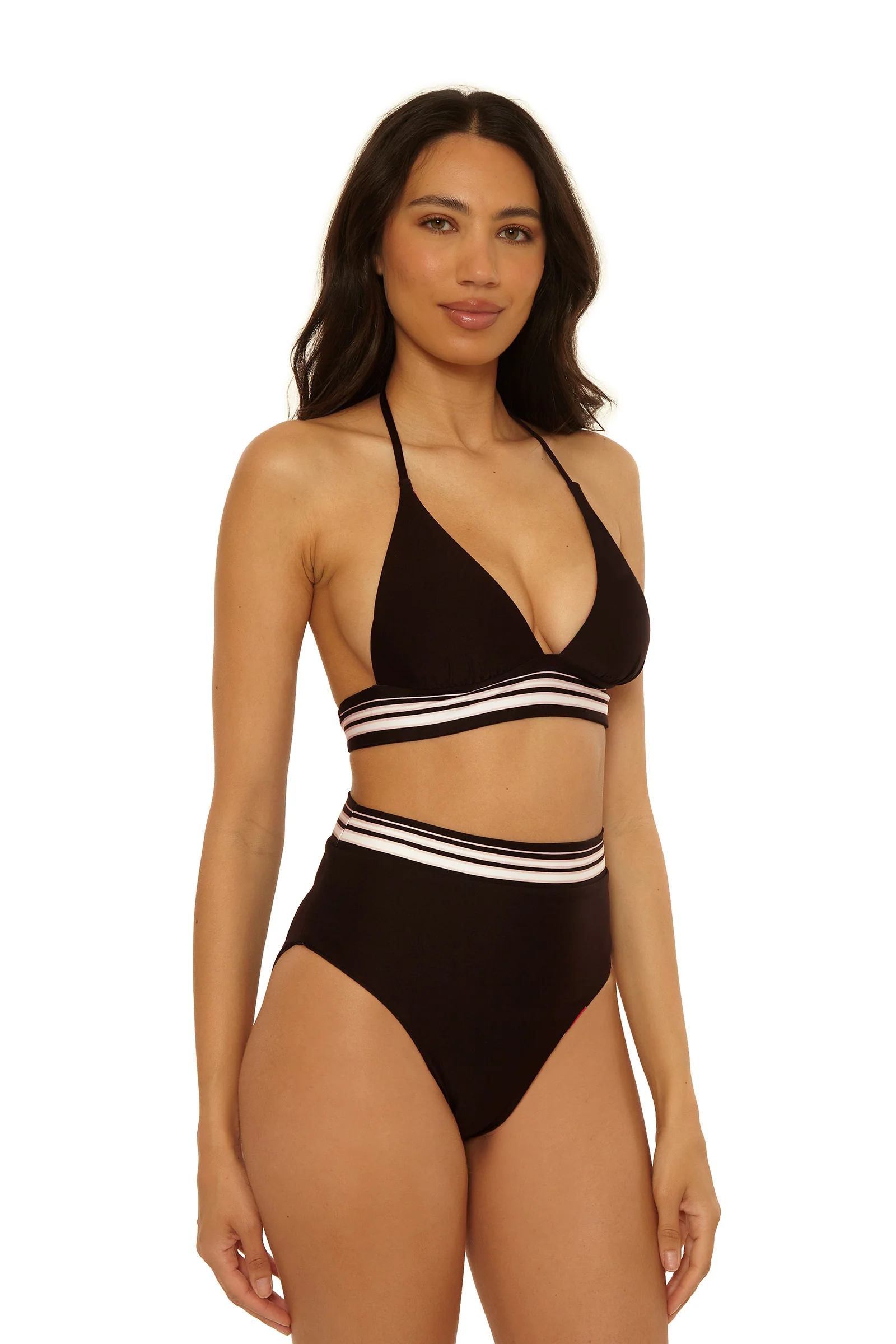 High-Waist Swim Bottom - Bougainvillea - Image 4