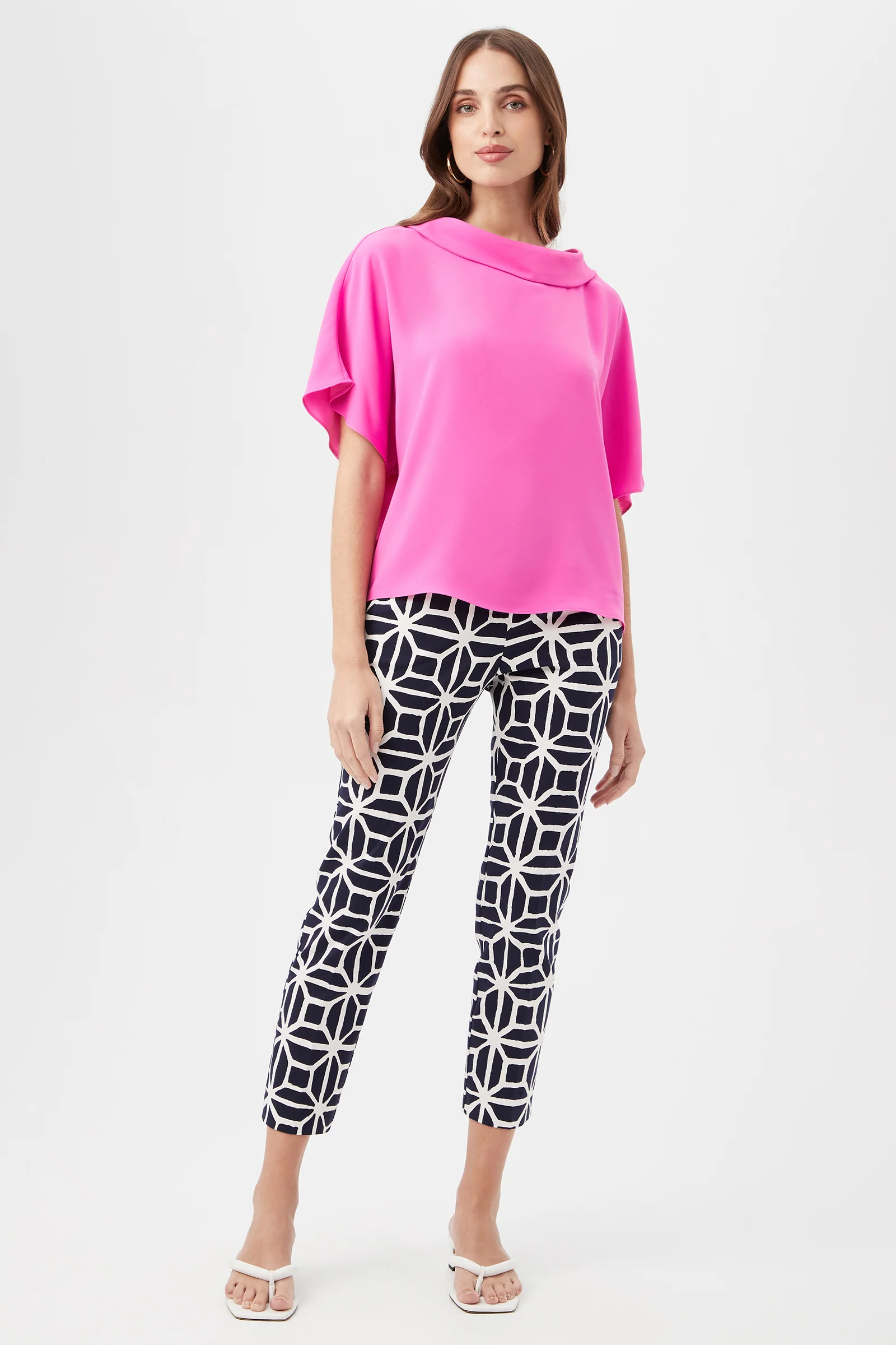 Honeysuckle Boatneck Dolman-Sleeve Top - Image 13