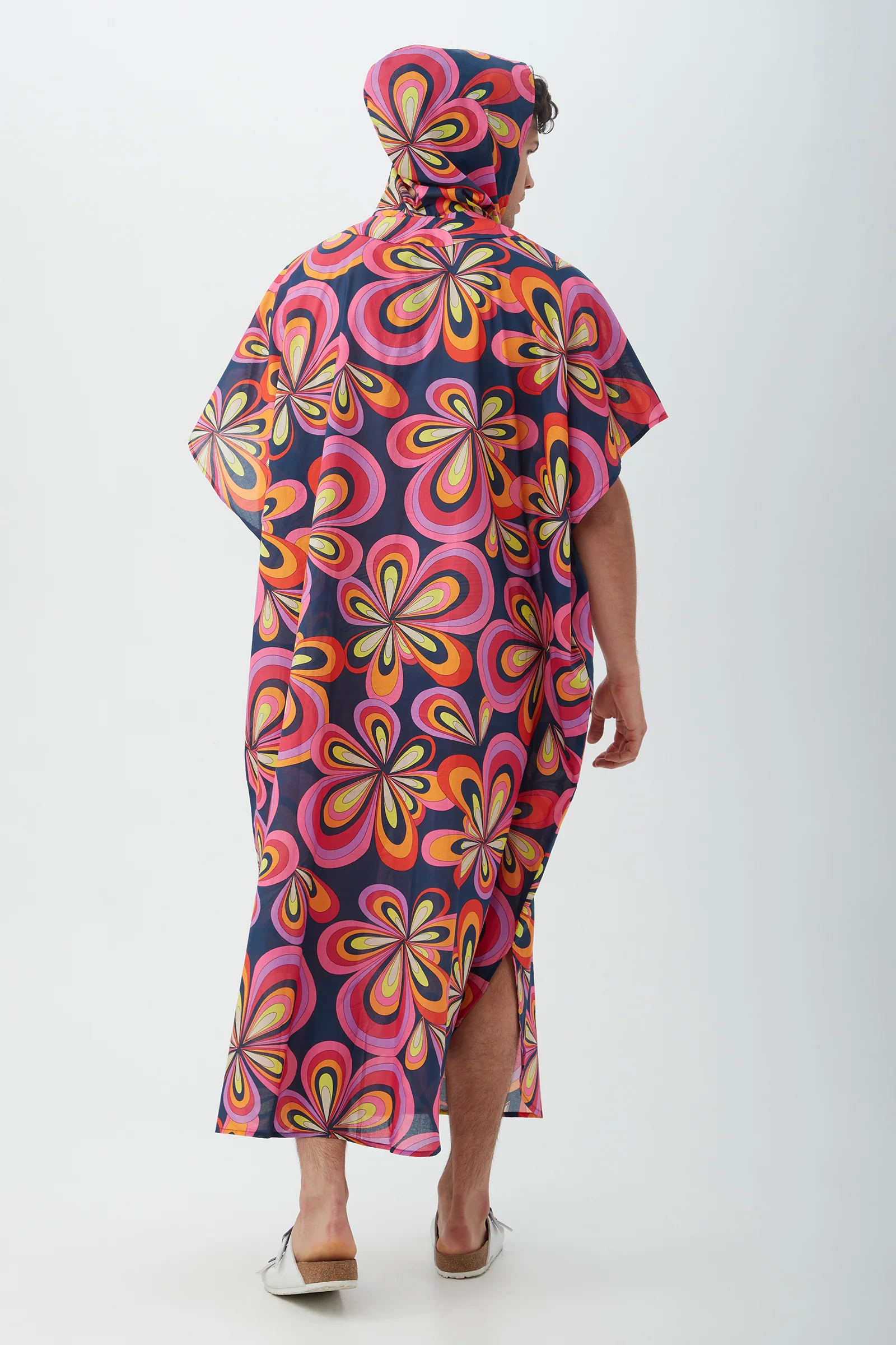 Hurley 2 Caftan - Boca Blooms Cotton Voile - Image 4