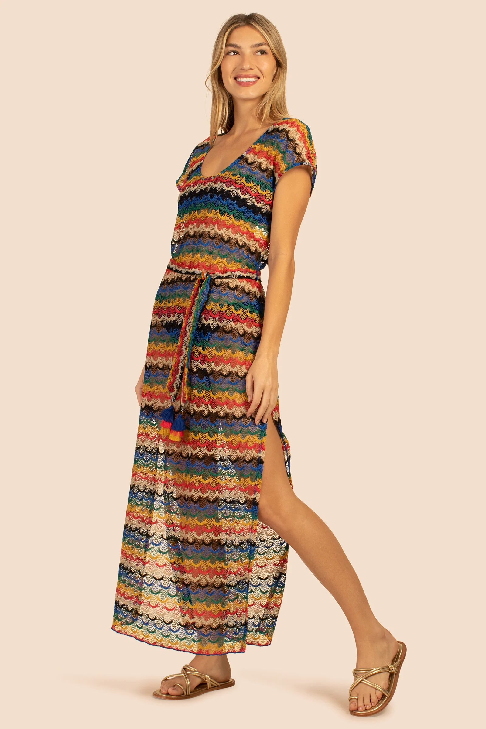 ISEREE CROCHET COLUMN DRESS - Image 3