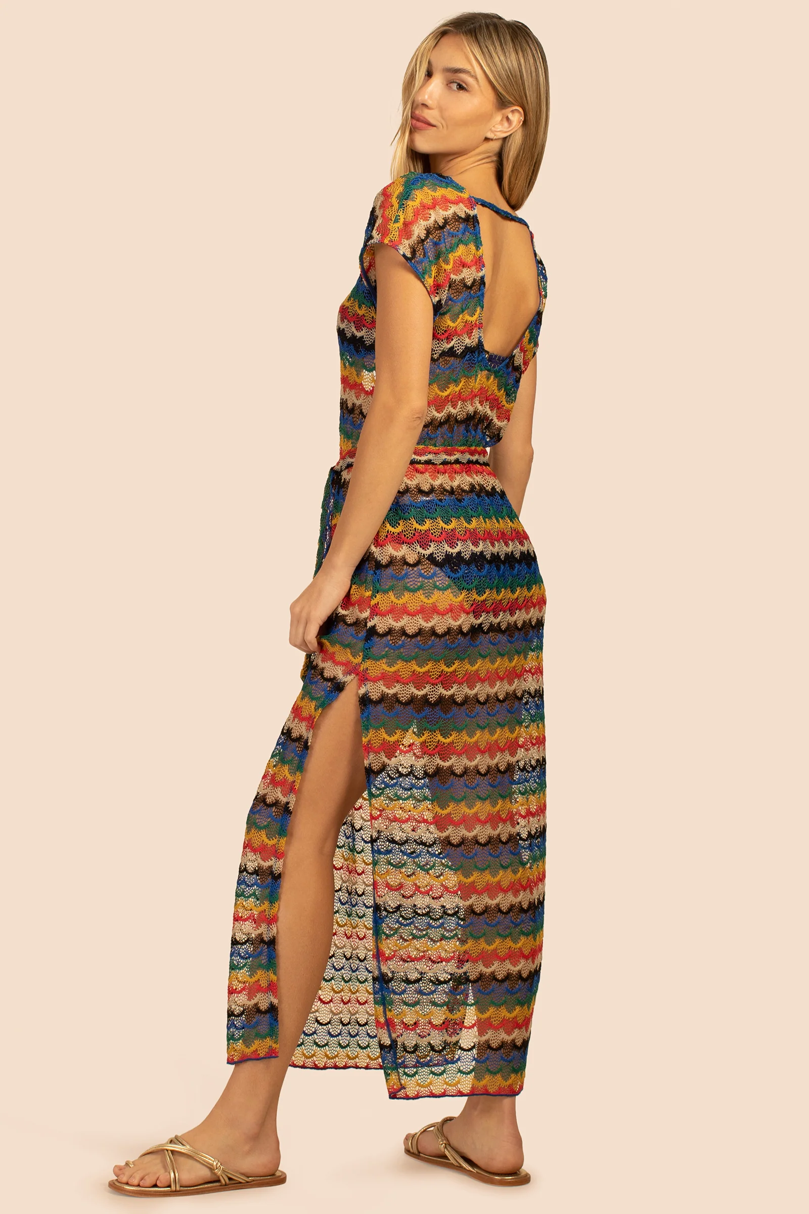 ISEREE CROCHET COLUMN DRESS - Image 4