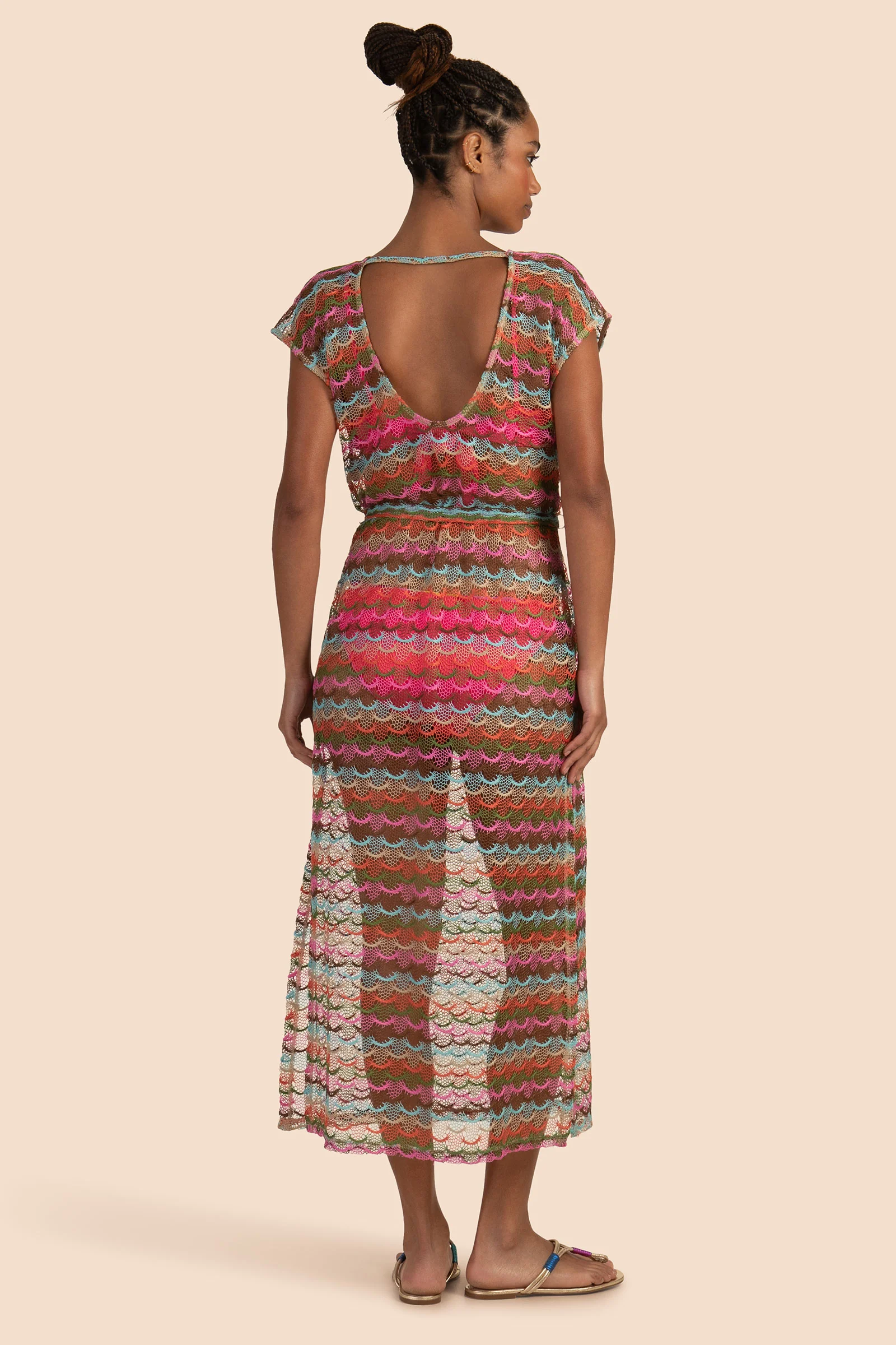 ISEREE CROCHET COLUMN DRESS - Image 6