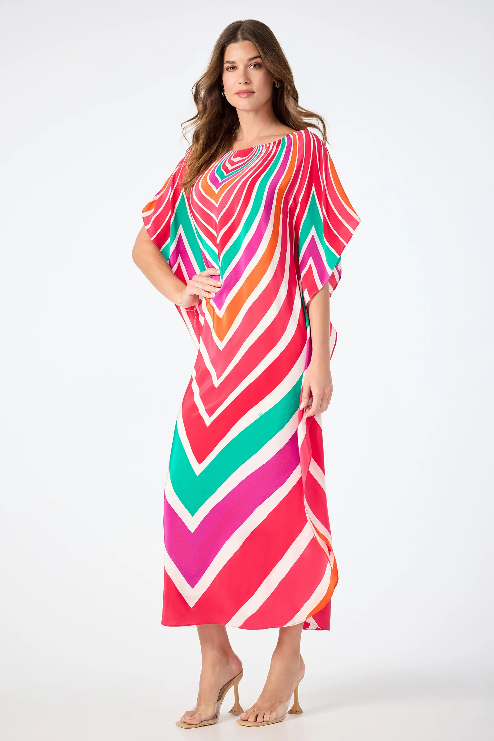 Jalani Maxi Caftan Dress - Sur Mer - Image 3