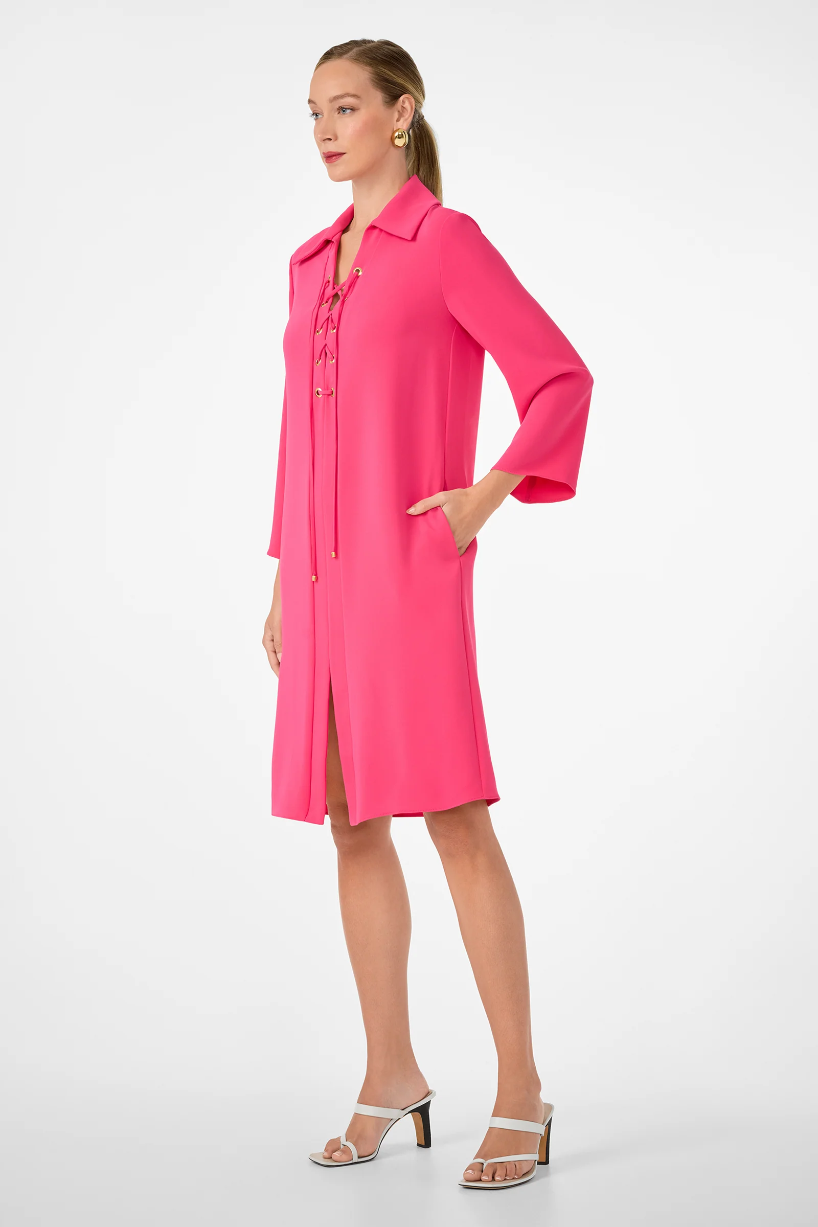 Janeiro Lace-Up Dress - Image 2