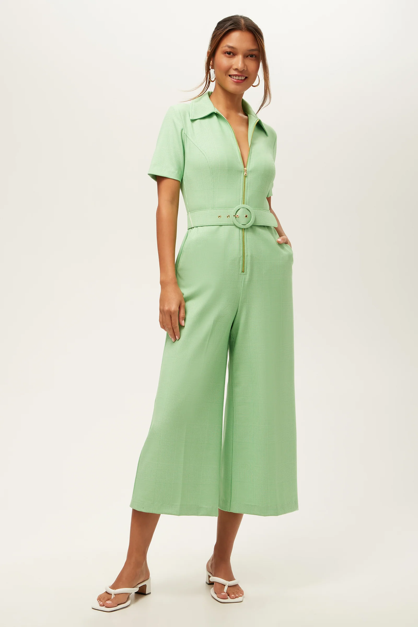 Jannise 3 Jumpsuit - Game Time Glen Plaid
